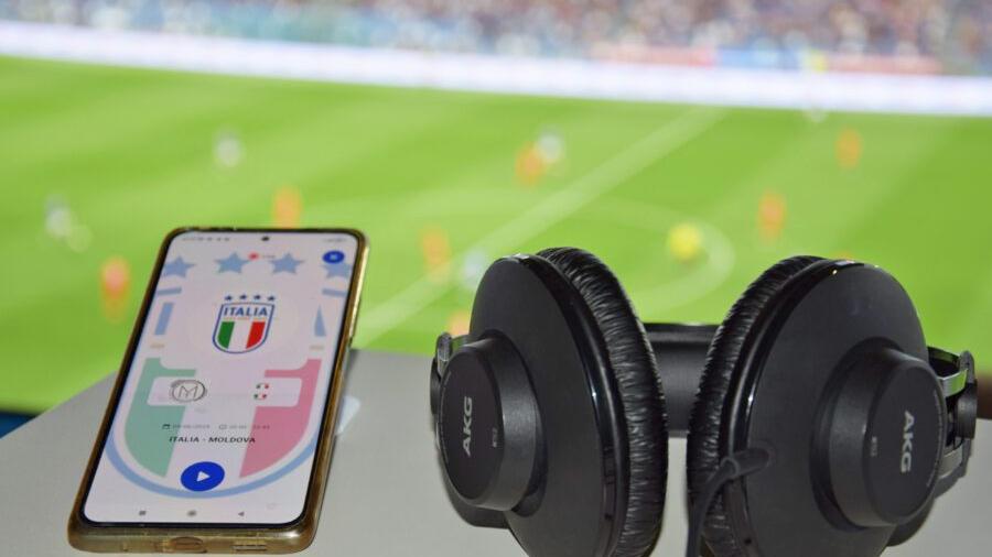 Italy vs. Northern Ireland: remote audio description service available for the first time for blind and visually impaired fans