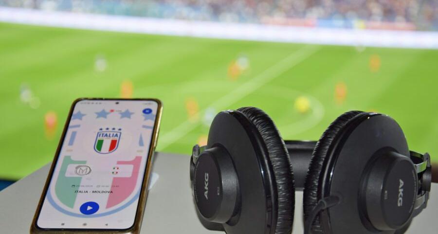 Italy vs. Northern Ireland: remote audio description service available for the first time for blind and visually impaired fans