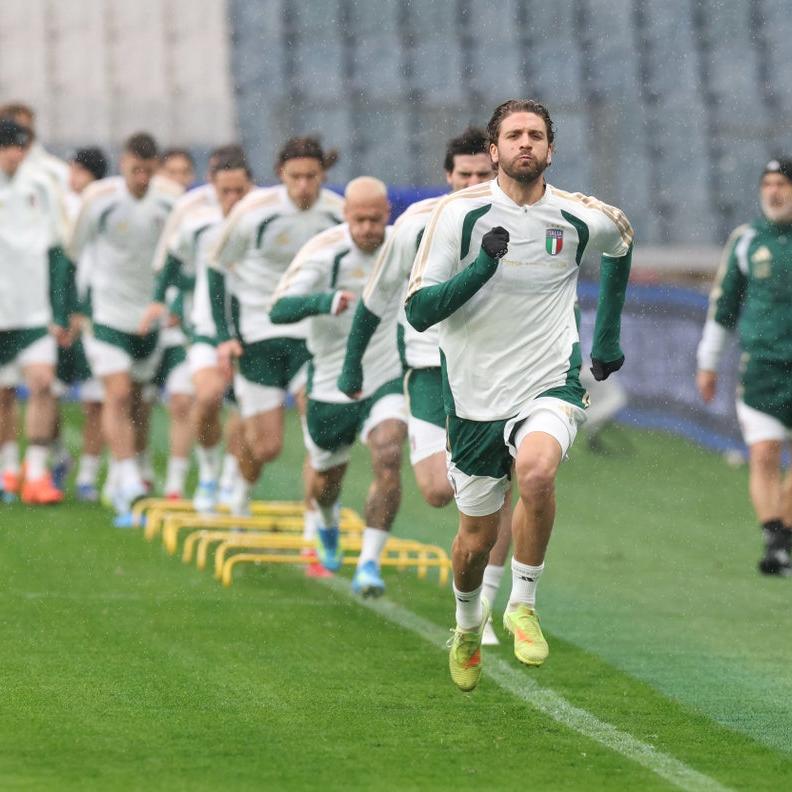 Play-off mondiali: a Bergamo la rifinitura degli Azzurri alla vigilia del match con l'Irlanda del Nord