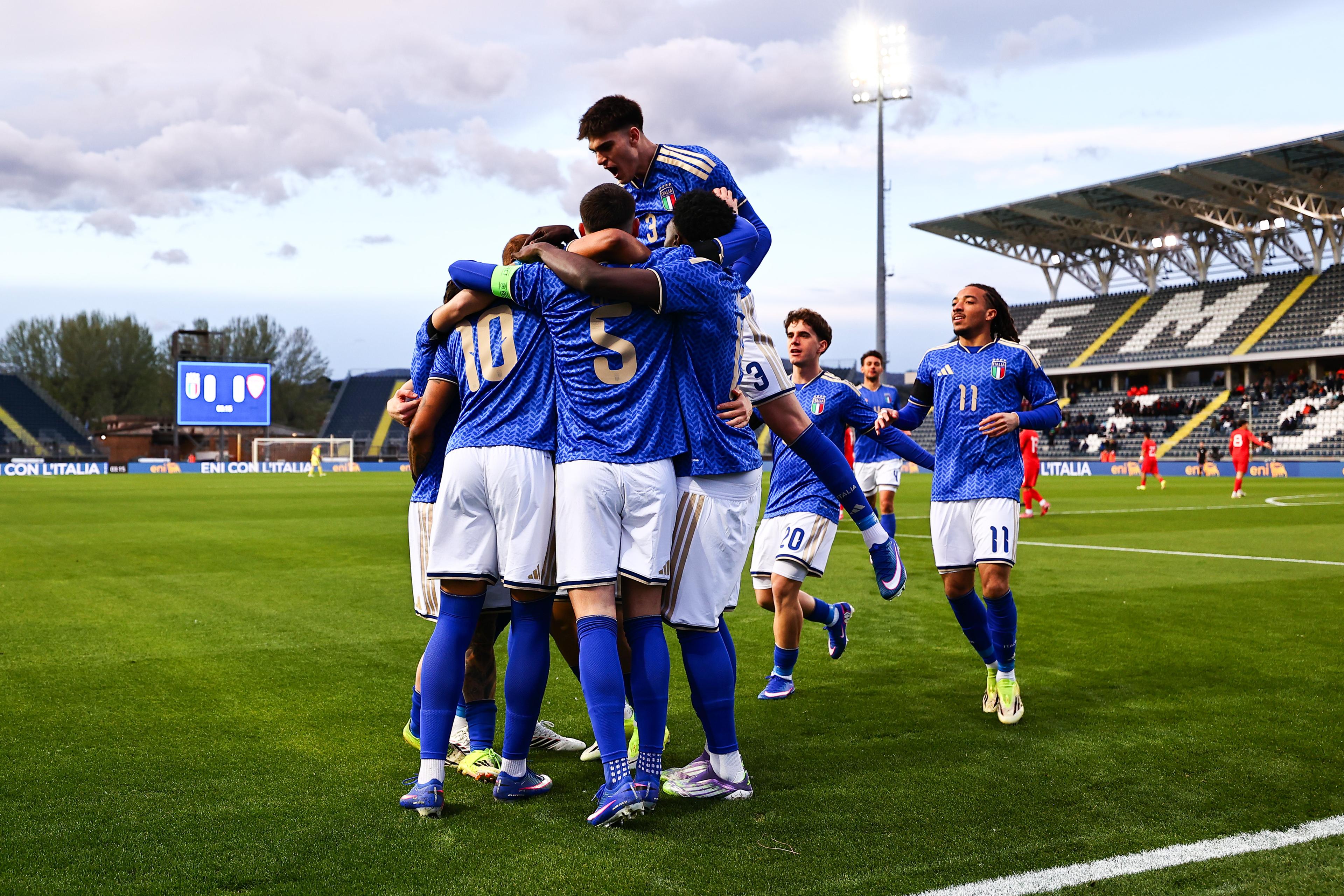 A Empoli gli Azzurrini si impongono 4-0 sulla Macedonia del Nord. Baldini: “Forti e maturi, bella prestazione”