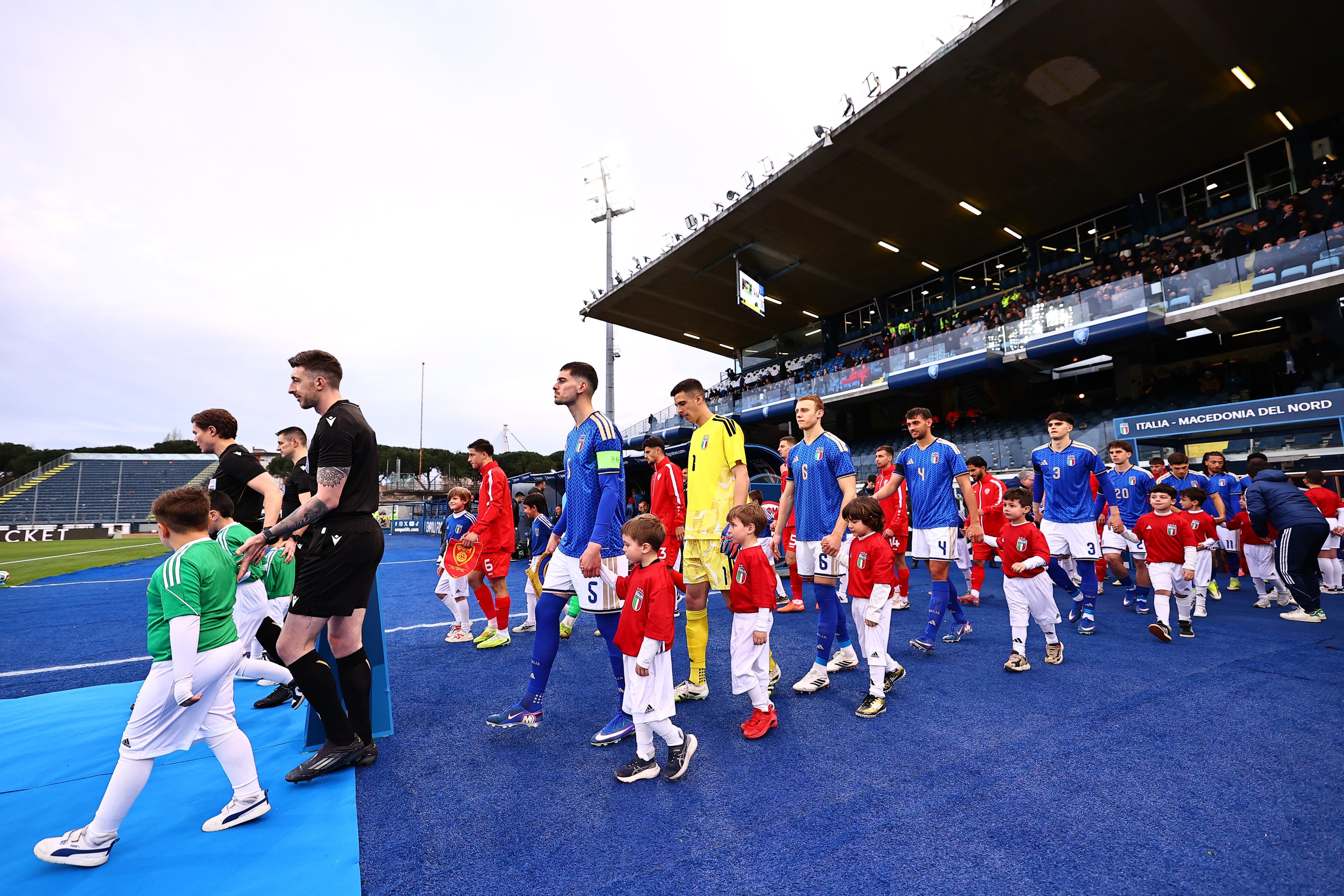 Out gli infortunati Motta e Raimondo: arrivano Mascardi e Okoro. In TV più di 750.000 di spettatori per il 4-0 alla Macedonia del Nord