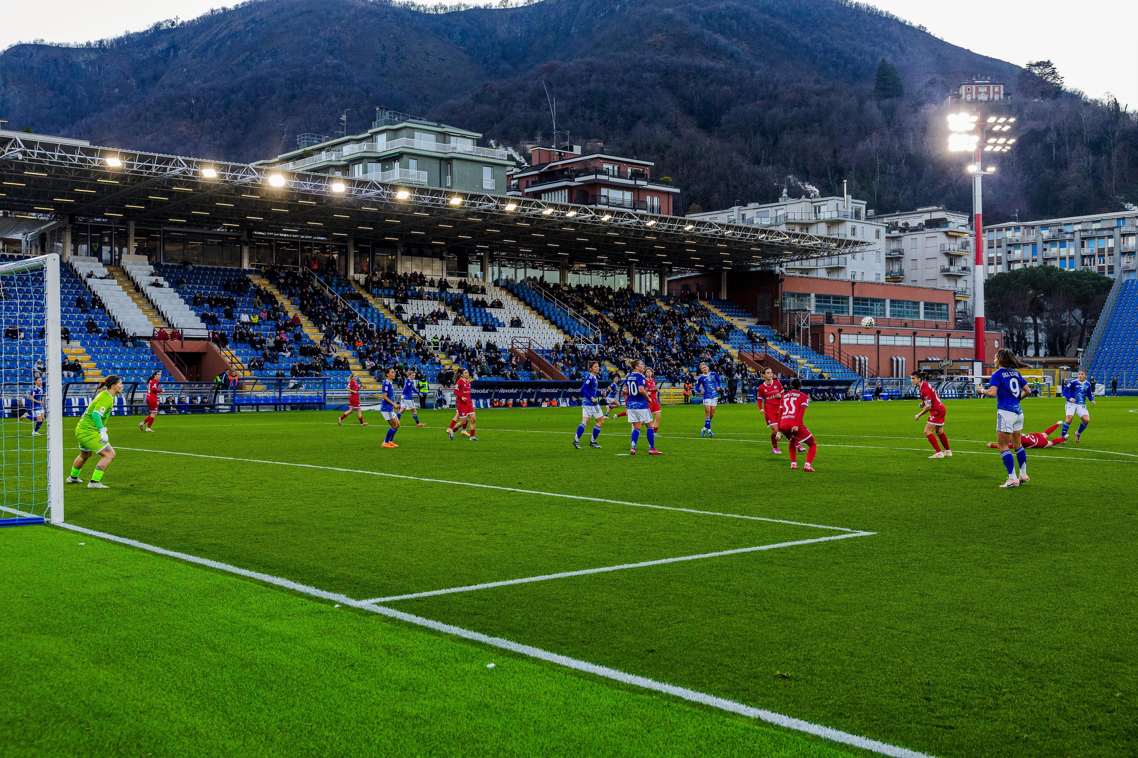 Il ‘Sinigaglia’ riapre le porte alla Serie B Femminile: sabato 4 aprile alle ore 15 il big match Como 1907-Cesena