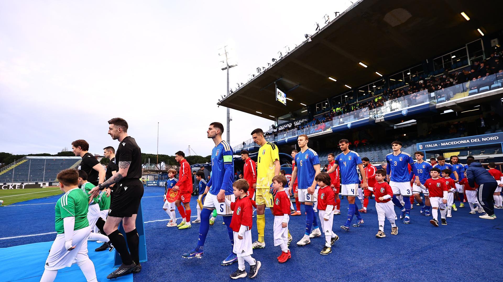 Motta and Raimondo out injured, with Mascardi and Okoro called up. Over 750,000 tuned in to watch 4–0 win over North Macedonia