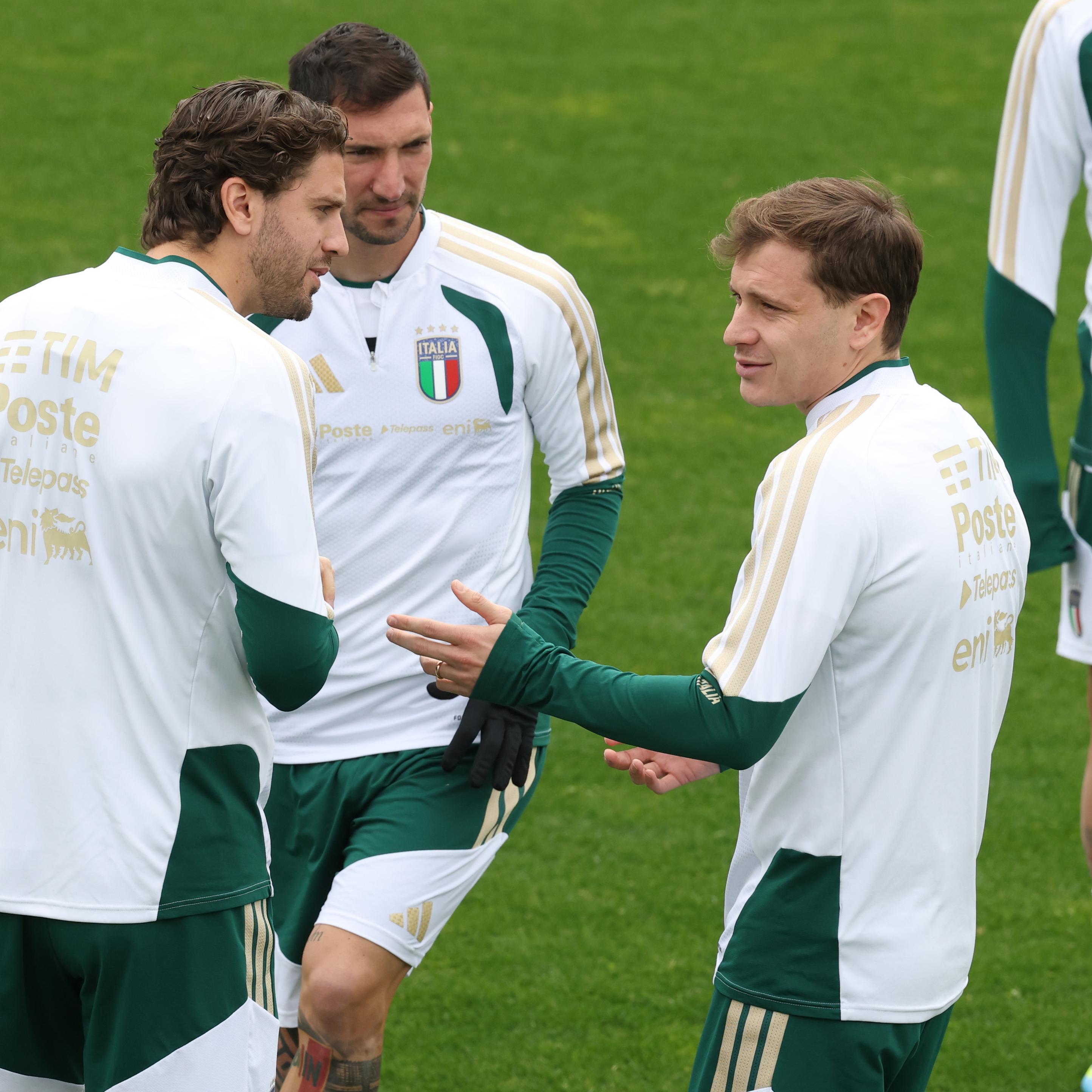 L'ultimo allenamento della Nazionale a Coverciano prima della partenza per la Bosnia ed Erzegovina