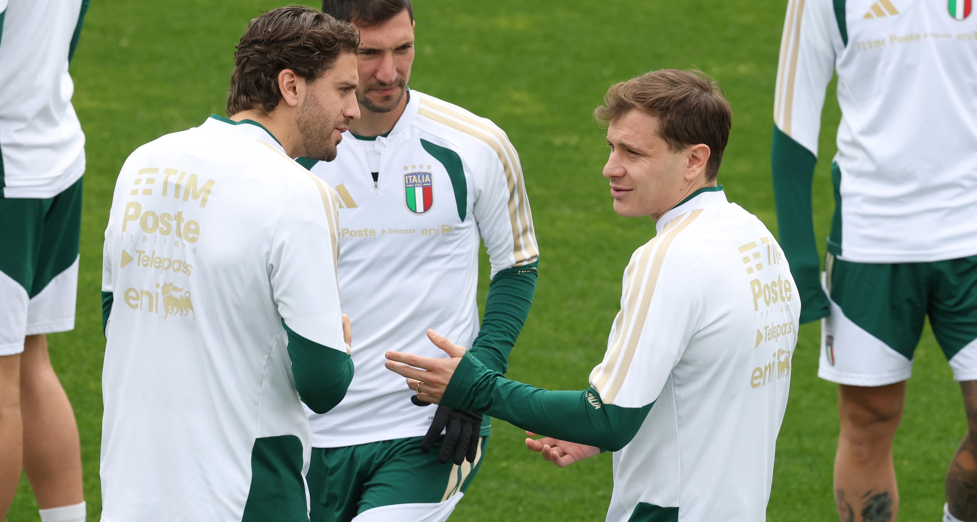 L'ultimo allenamento della Nazionale a Coverciano prima della partenza per la Bosnia ed Erzegovina