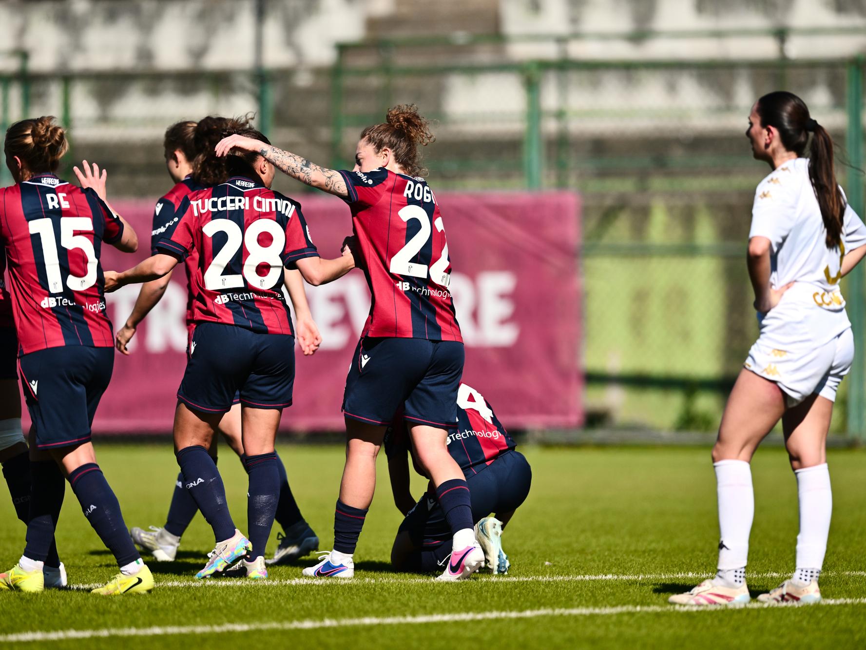 Il Bologna ringrazia il gol di Rognoni: le emiliane vincono 1-0 a Trastevere