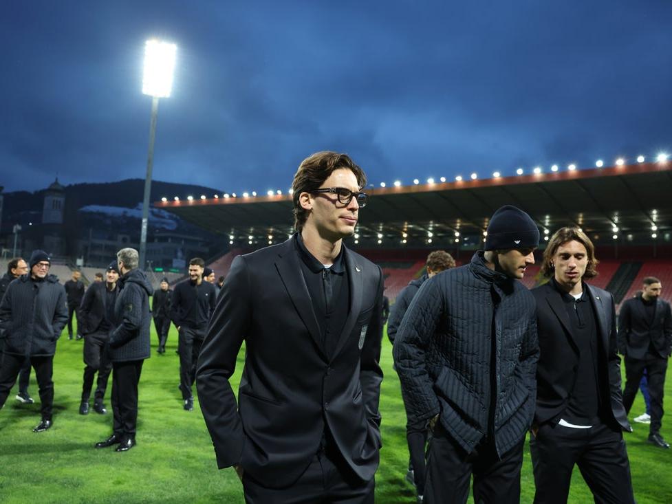 Il Walk around della Nazionale allo stadio Bilino Polje di Zenica