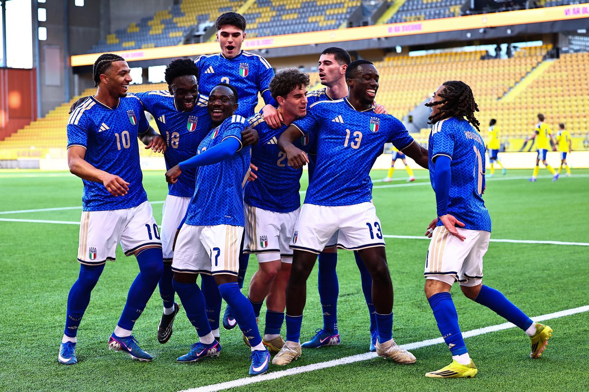 The Azzurrini secure another victory: 4-0 against Sweden. Baldini: “Football rewards those who put their heart into it.”