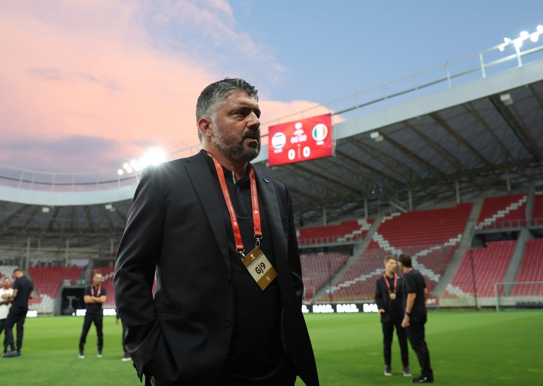 Gattuso ai saluti: