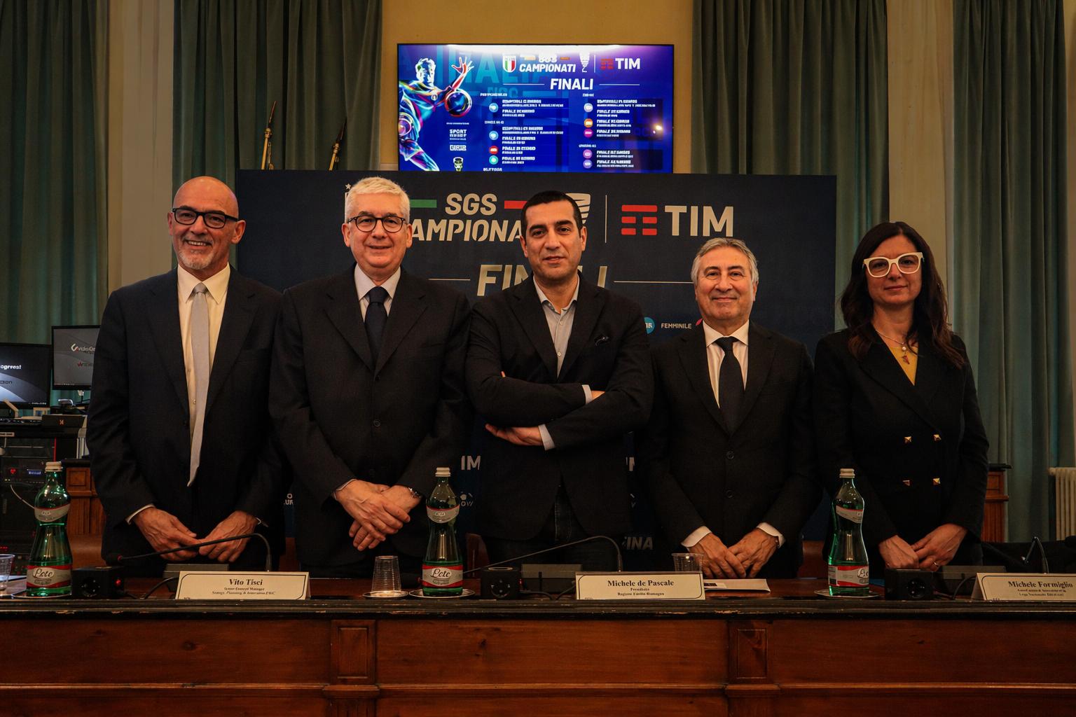 Marco Brunelli, Vito Tisci, Michele de Pascale, Michele Formiglio e Roberta Frisoni