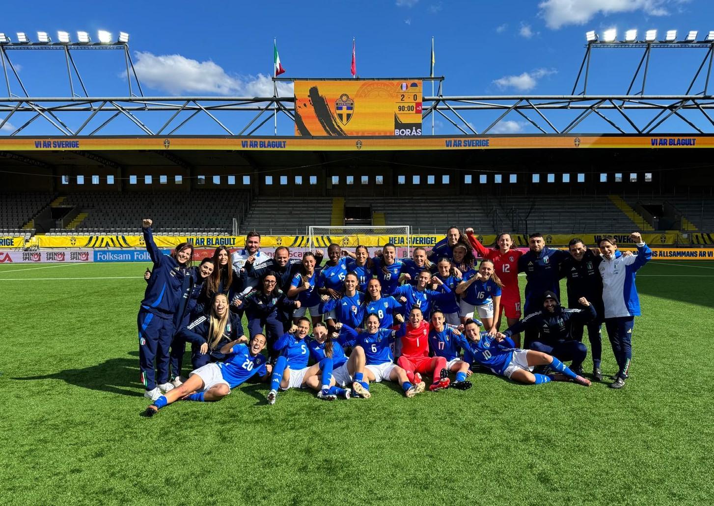 Ottimo esordio delle Azzurrine nel Round 2, Ucraina ko con le reti Venturelli e Ferraresi. Matteucci: “Bravissime”