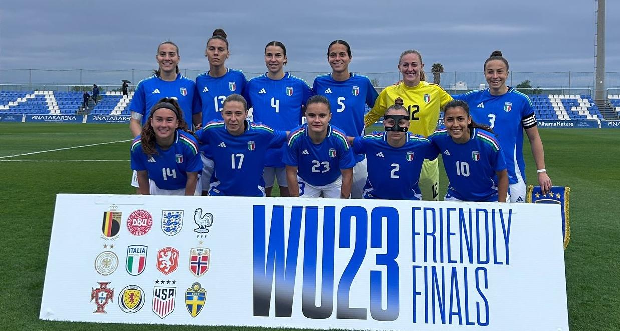 Corelli di testa, Bellucci su rigore: l’Italia batte 2-1 il Portogallo a Pinatar. Giovedì c’è la Germania