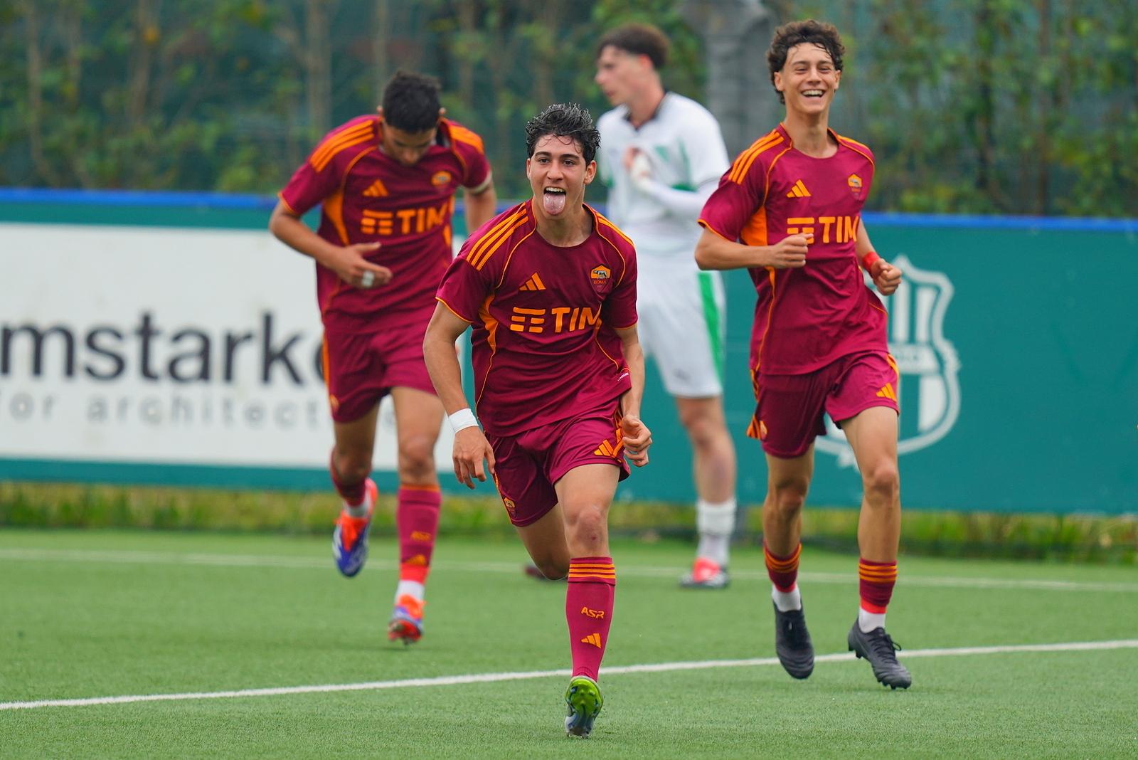Under 18 Professionisti, Roma show: 3-1 al Sassuolo e aggancio alla capolista Inter