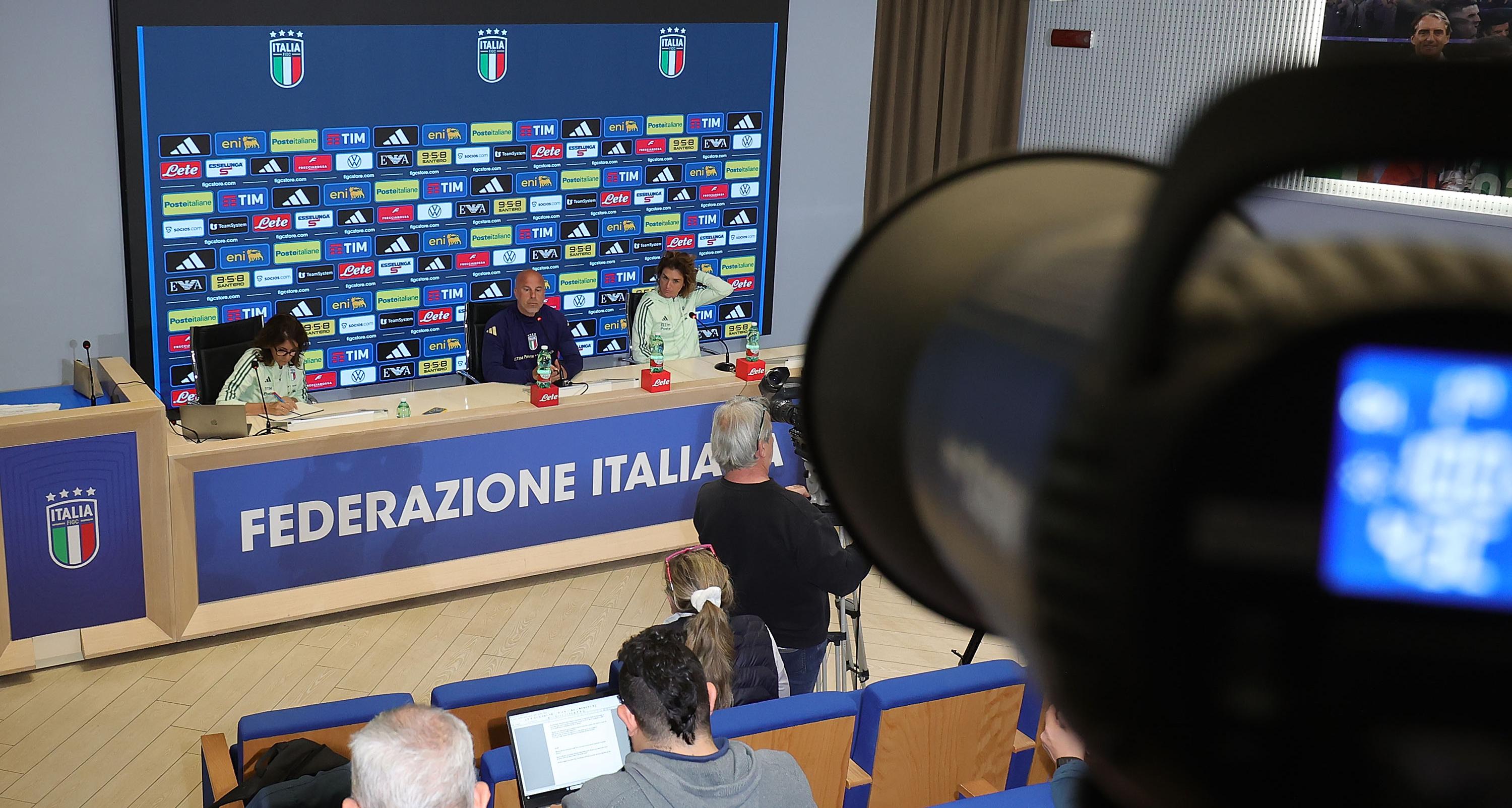 Nazionale femminile: Soncin e Girelli in conferenza stampa alla viglia di Serbia-Italia