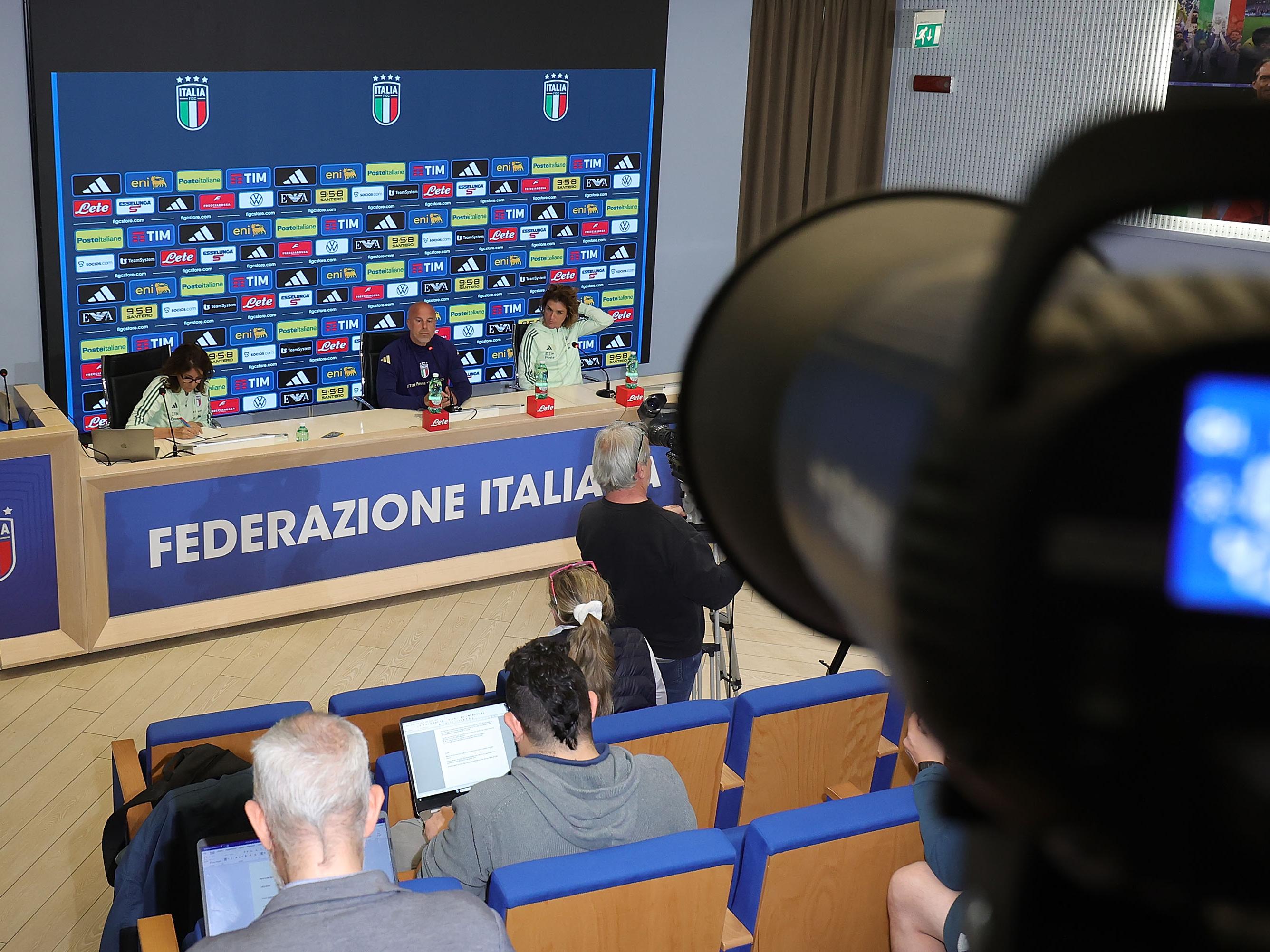 Nazionale femminile: Soncin e Girelli in conferenza stampa alla viglia di Serbia-Italia