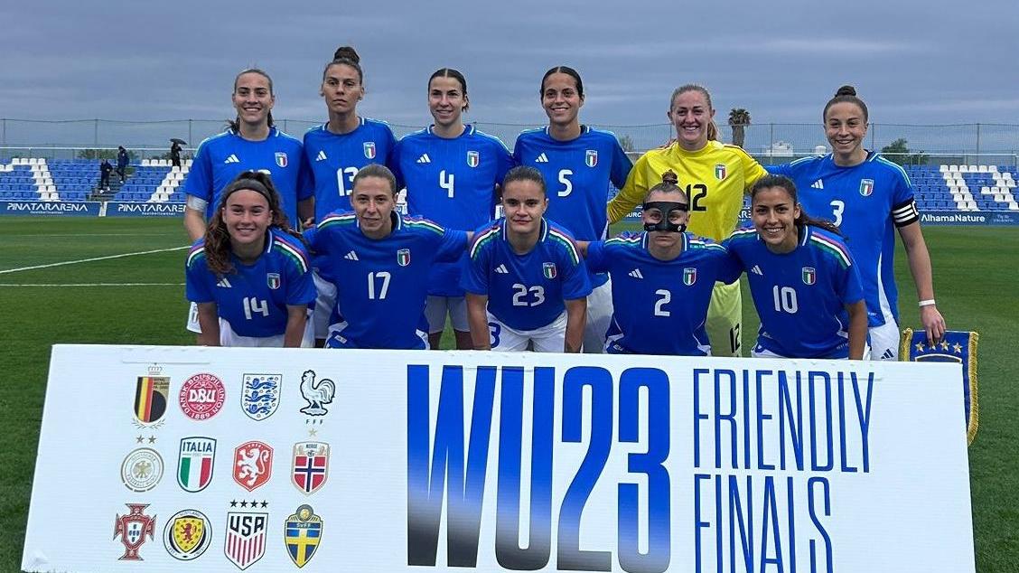 Italy beat Portugal 2-1 thanks to goals from Corelli and Bellucci