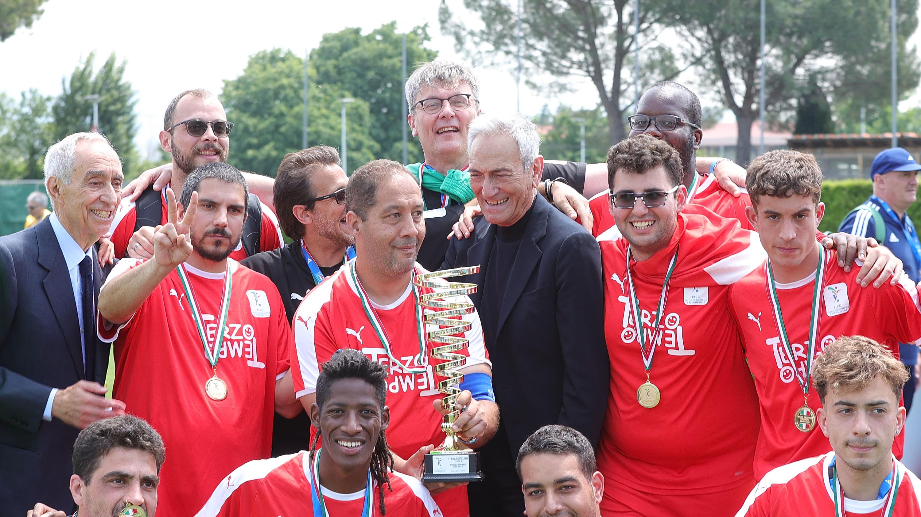 La Divisione Calcio Paralimpico della FIGC, un’eccellenza italiana. Gravina: “Averla creata è una delle soddisfazioni più grandi della mia presidenza”