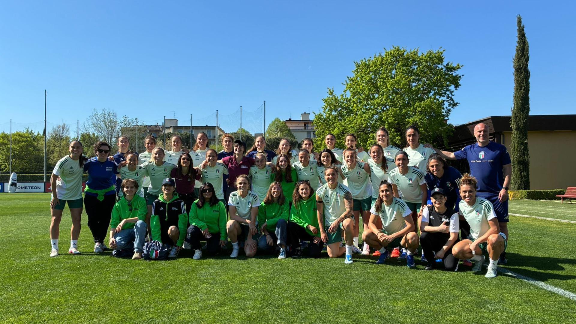 Balon Mundial at Coverciano: a day of sport and inclusion with the Women’s National Team