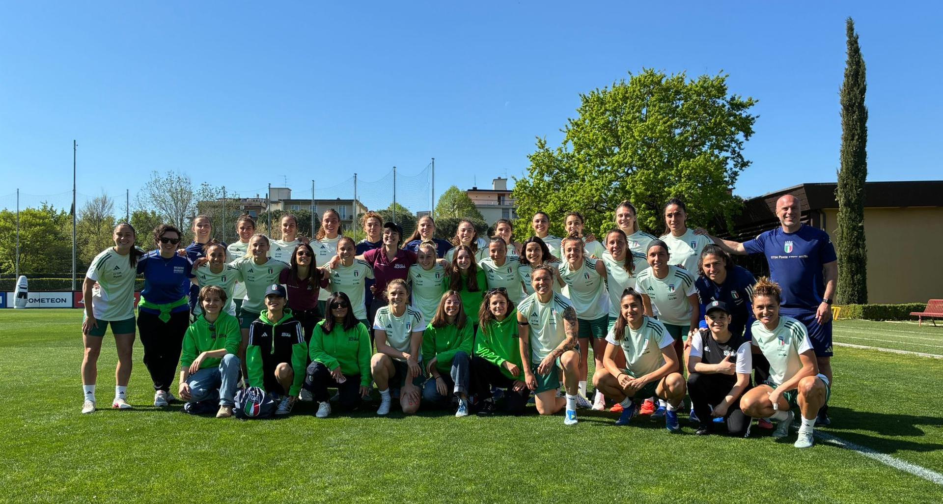 Balon Mundial at Coverciano: a day of sport and inclusion with the Women’s National Team
