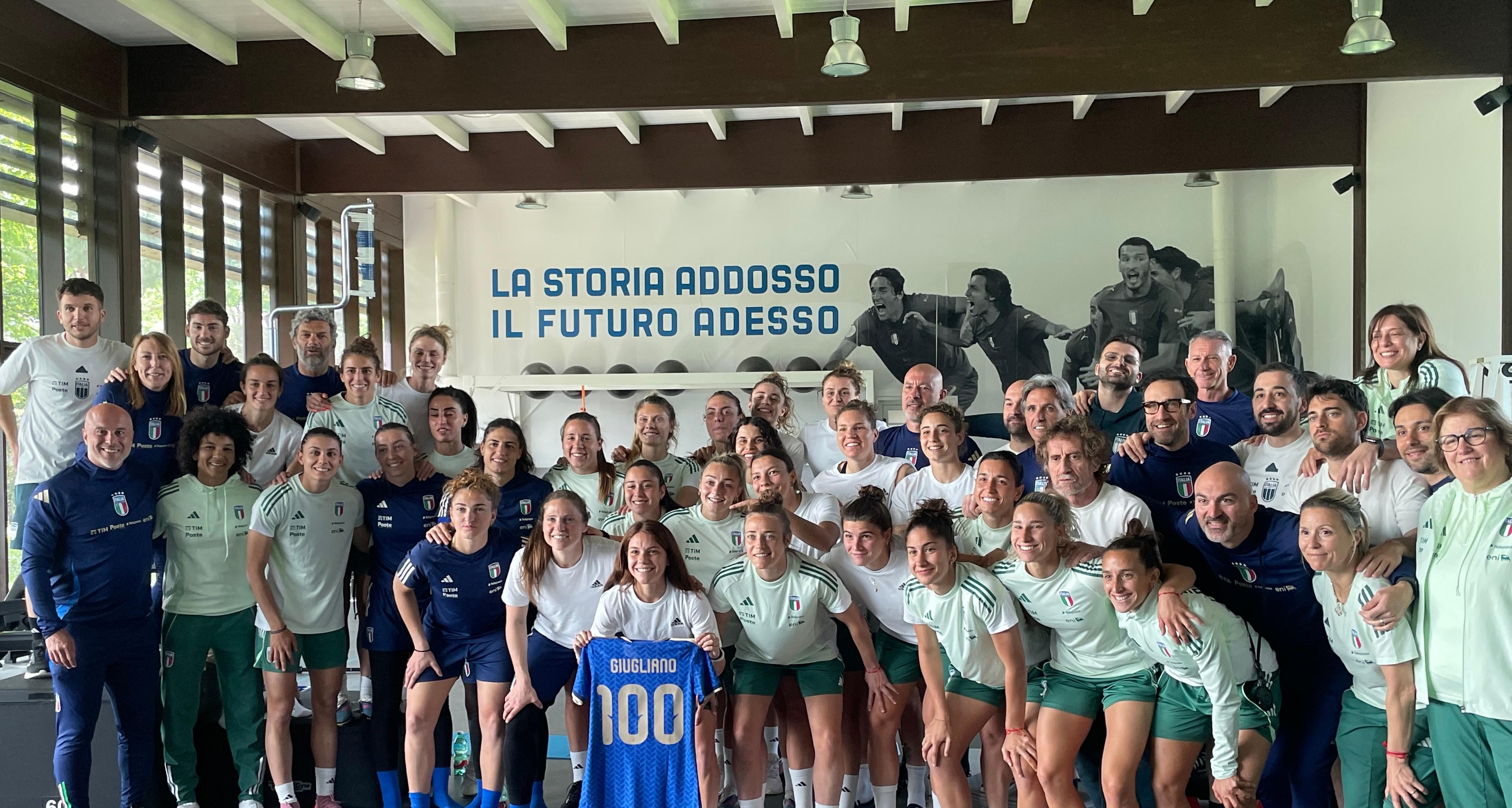 Azzurre, testa già rivolta alla sfida della verità con la Danimarca. Giugliano e le 100 caps in Nazionale: “Momento speciale”
