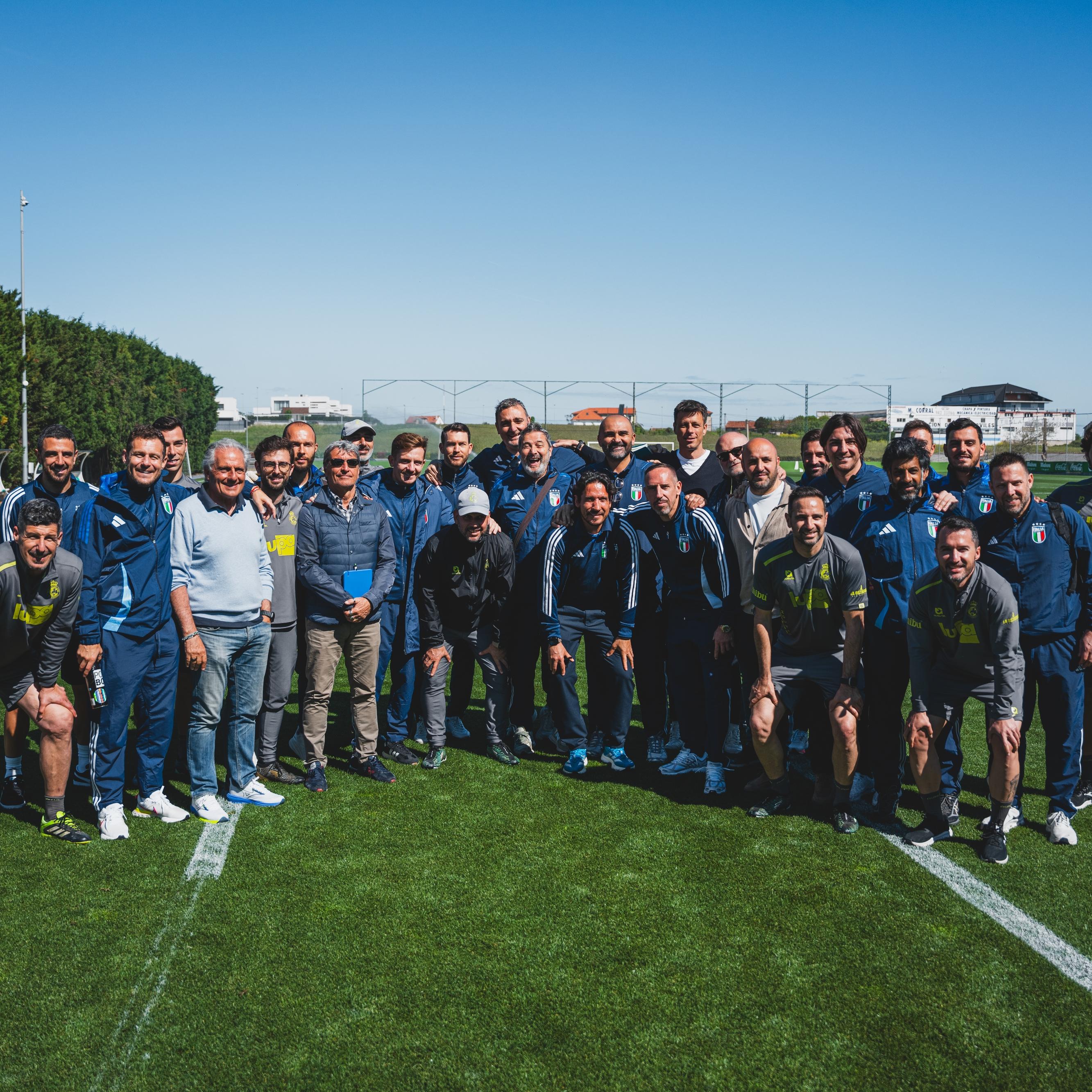 Gli allievi del Master UEFA Pro a Santander in Spagna per uno stage di due giorni al Racing