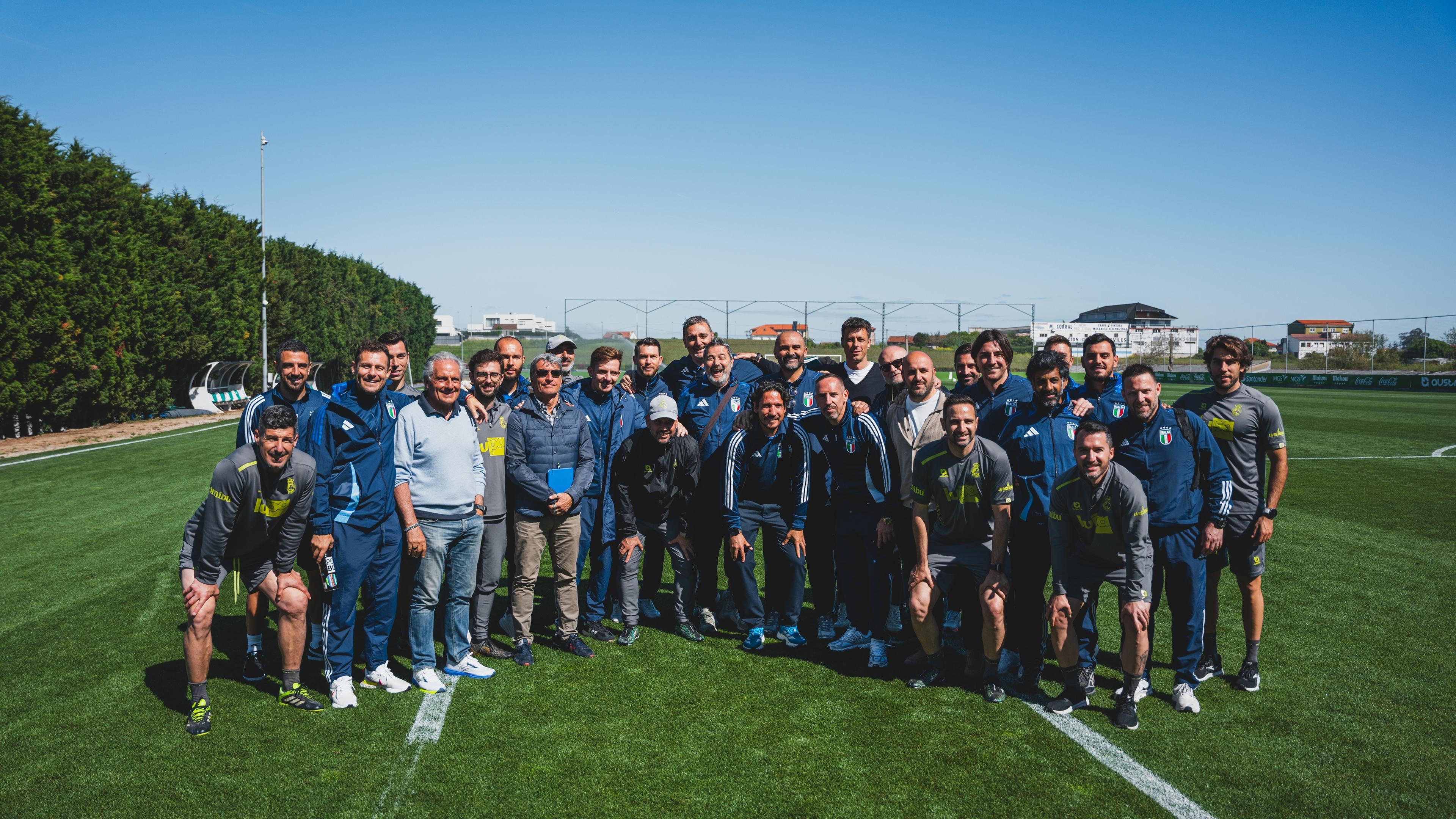 Gli allievi del Master UEFA Pro a Santander in Spagna per uno stage di due giorni al Racing