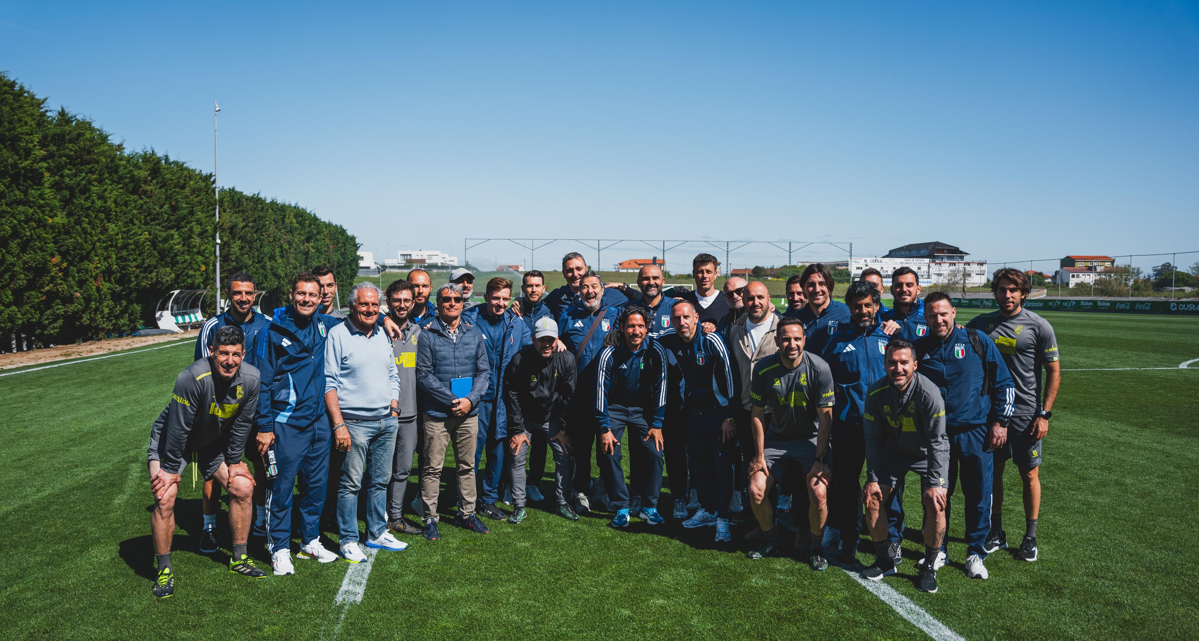 Gli allievi del Master UEFA Pro a Santander in Spagna per uno stage di due giorni al Racing