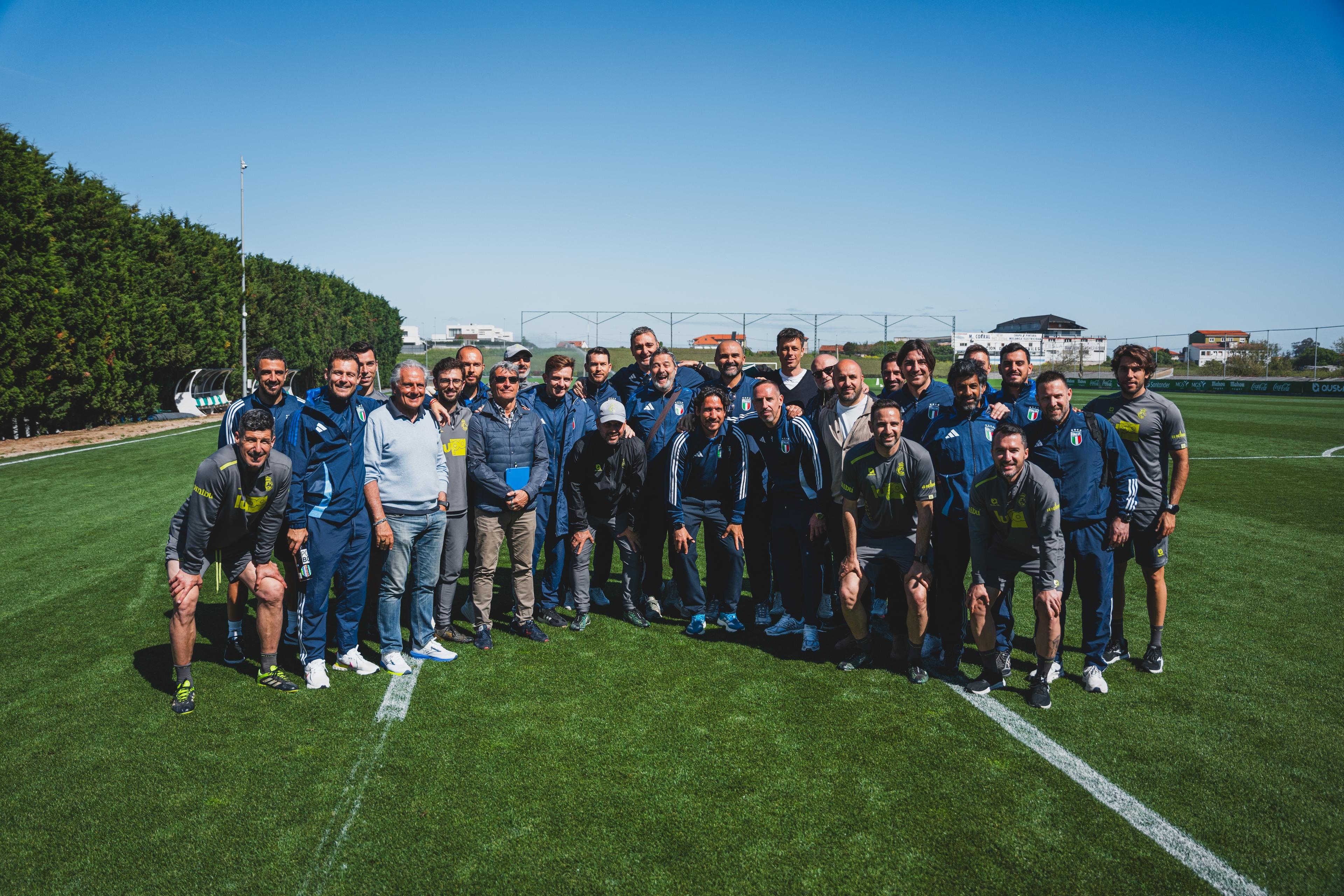 Gli allievi del Master UEFA Pro a Santander in Spagna per uno stage di due giorni al Racing