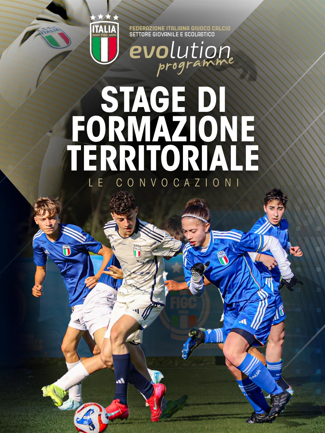 Stage di formazione territoriale: convocazioni per lunedì 20 e mercoledì 22 aprile 2026