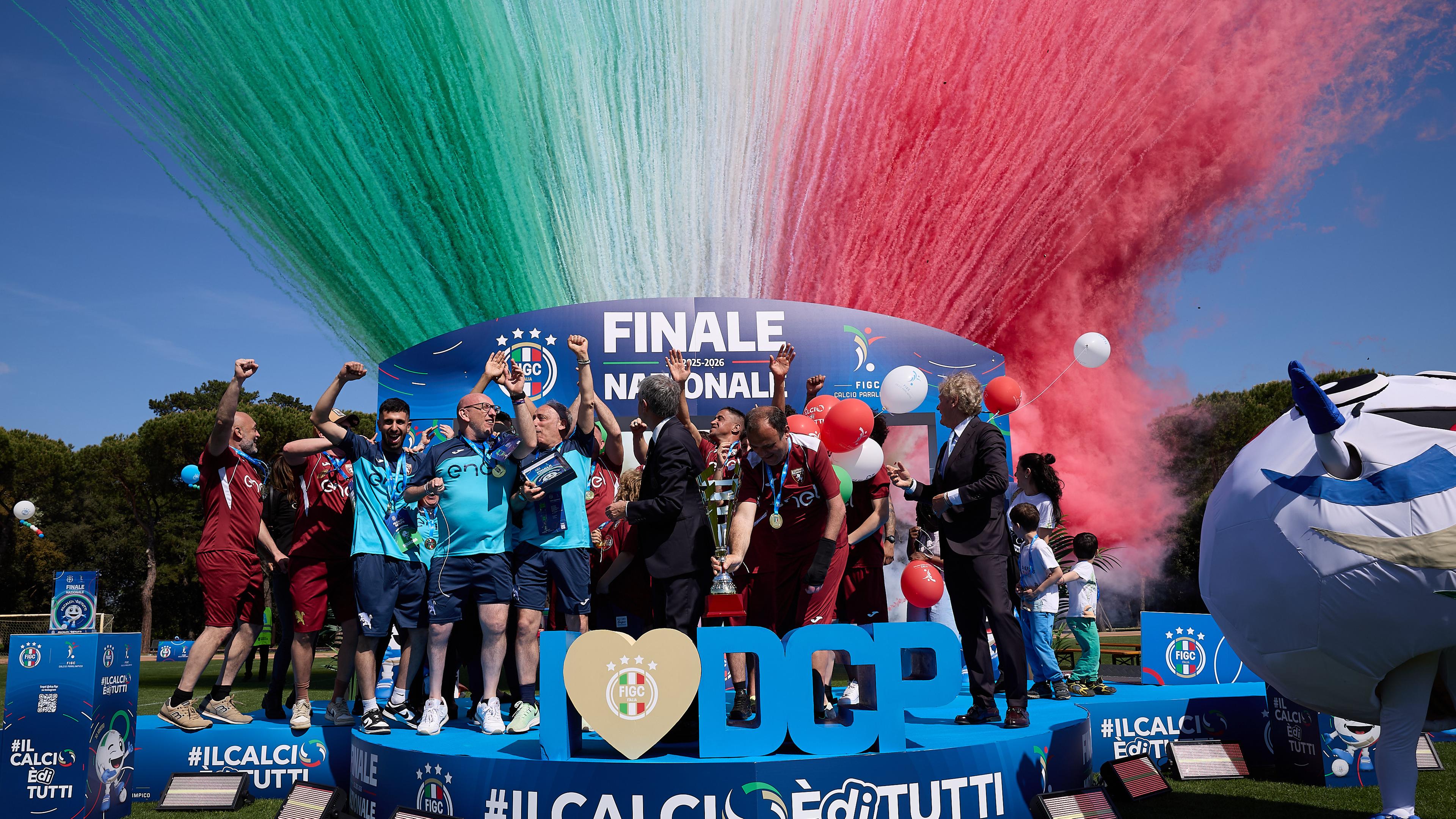 A Tirrenia la Finale Nazionale di primo livello della Divisione Calcio Paralimpico: trionfo del Torino FD