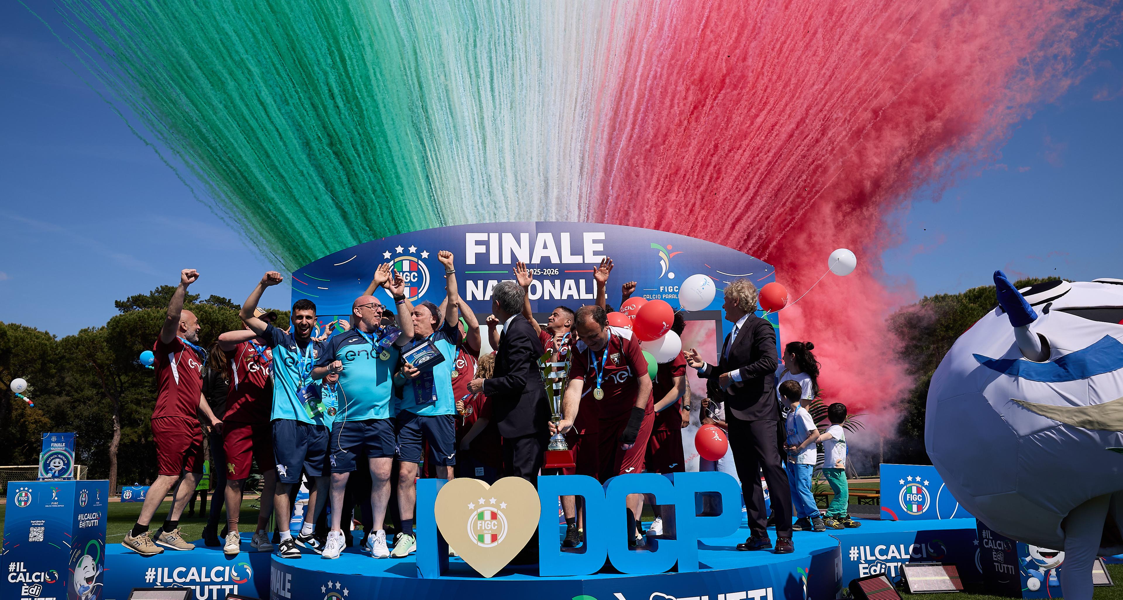 A Tirrenia la Finale Nazionale di primo livello della Divisione Calcio Paralimpico: trionfo del Torino FD