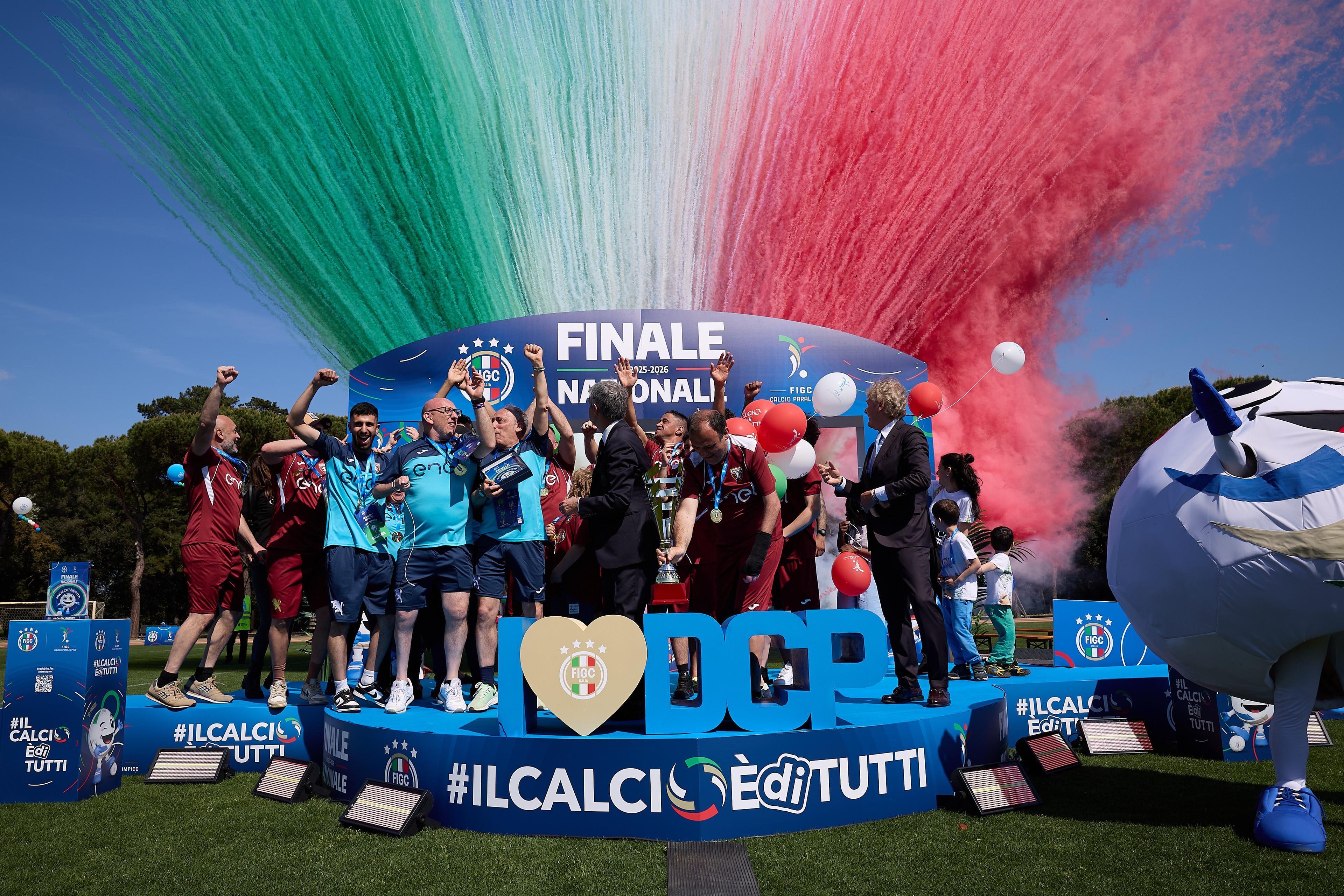 A Tirrenia la Finale Nazionale di primo livello della Divisione Calcio Paralimpico: trionfo del Torino FD