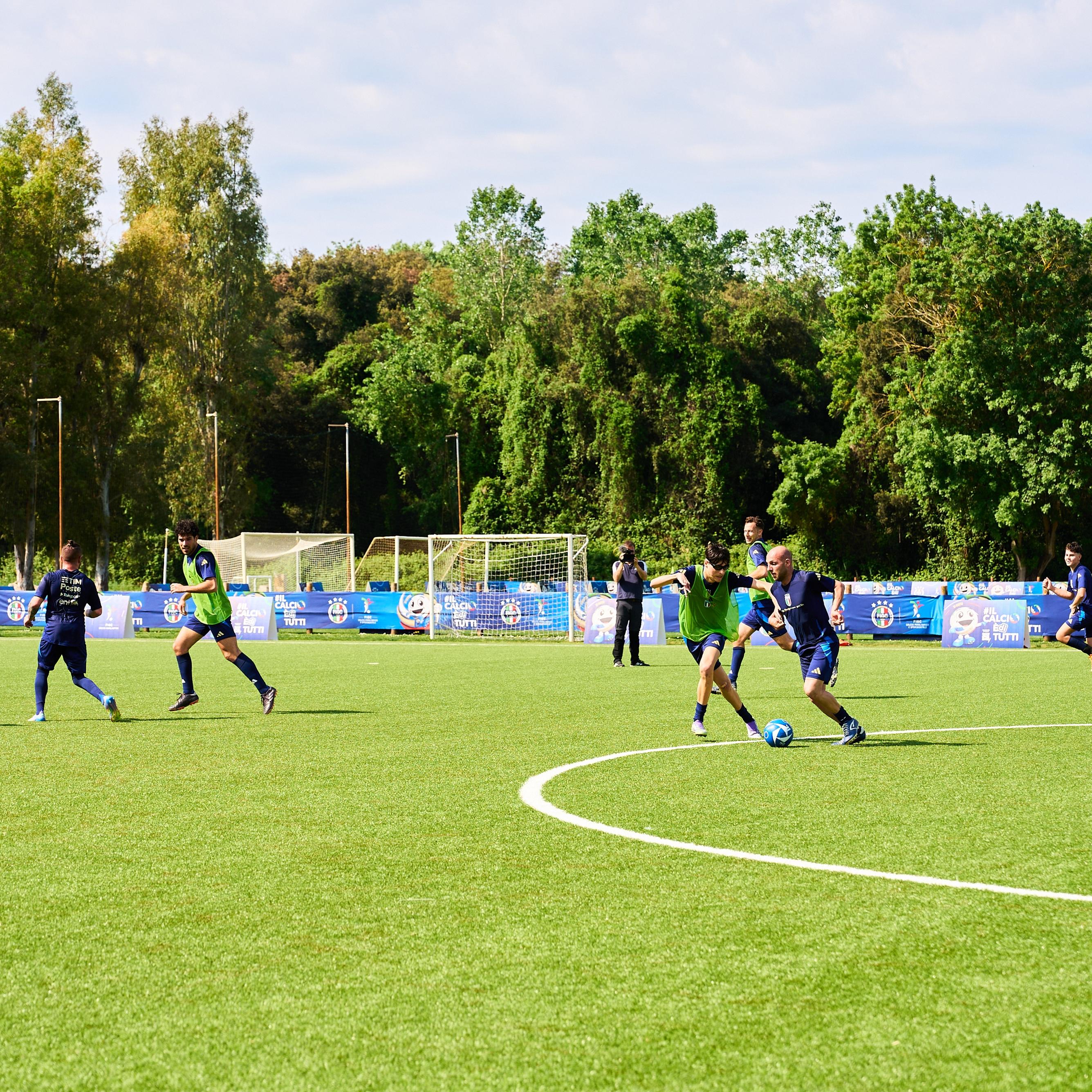 Il grande debutto della Nazionale CP sotto la gestione FIGC-DCP: effettuato a Tirrenia il primo raduno