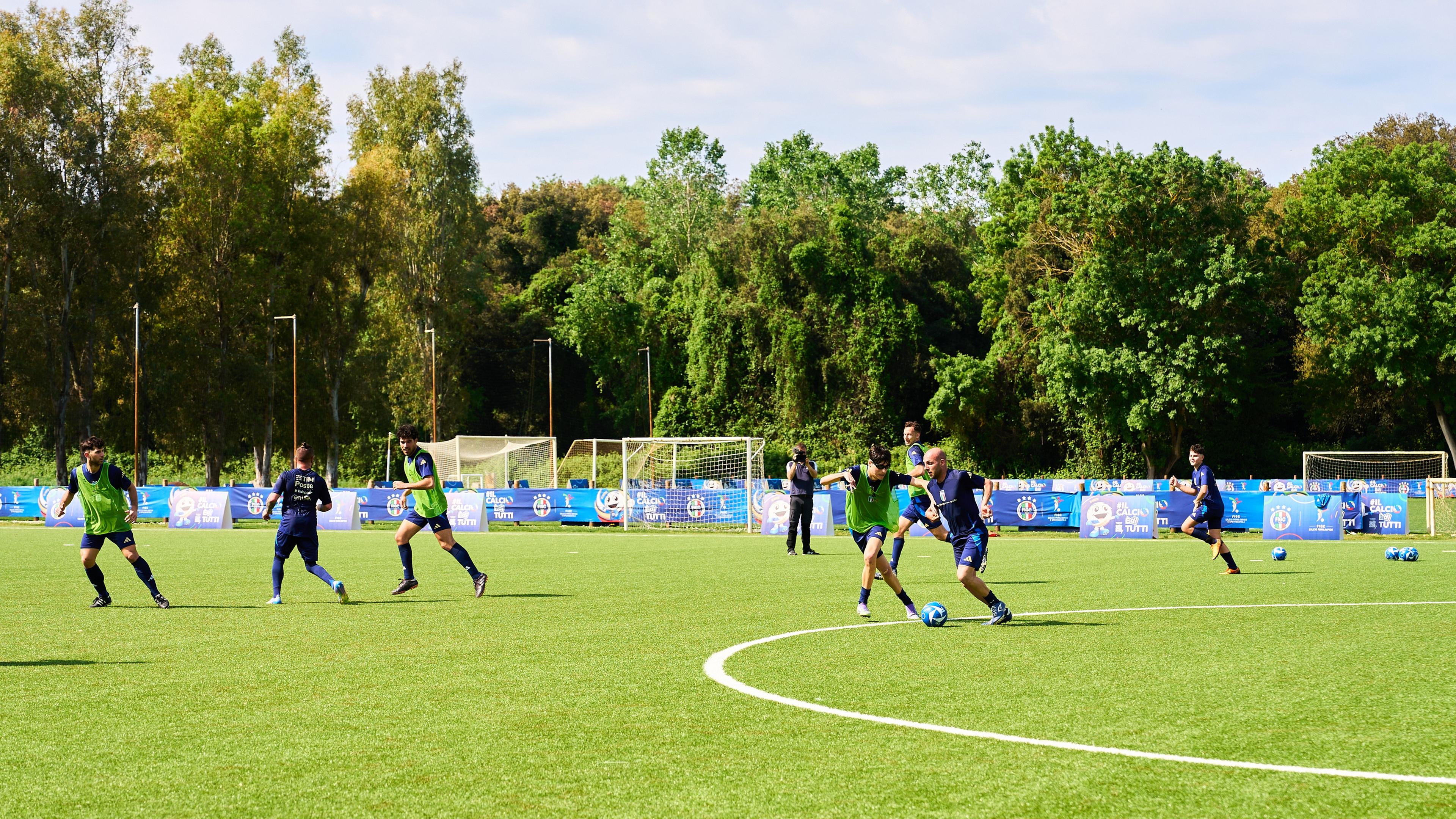 Il grande debutto della Nazionale CP sotto la gestione FIGC-DCP: effettuato a Tirrenia il primo raduno