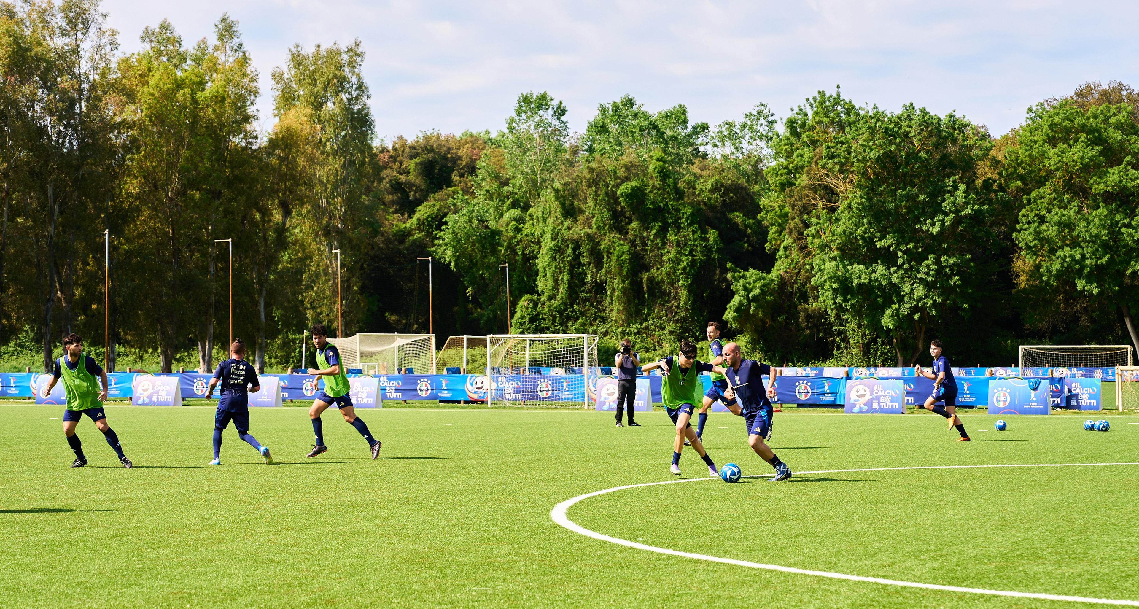Il grande debutto della Nazionale CP sotto la gestione FIGC-DCP: effettuato a Tirrenia il primo raduno