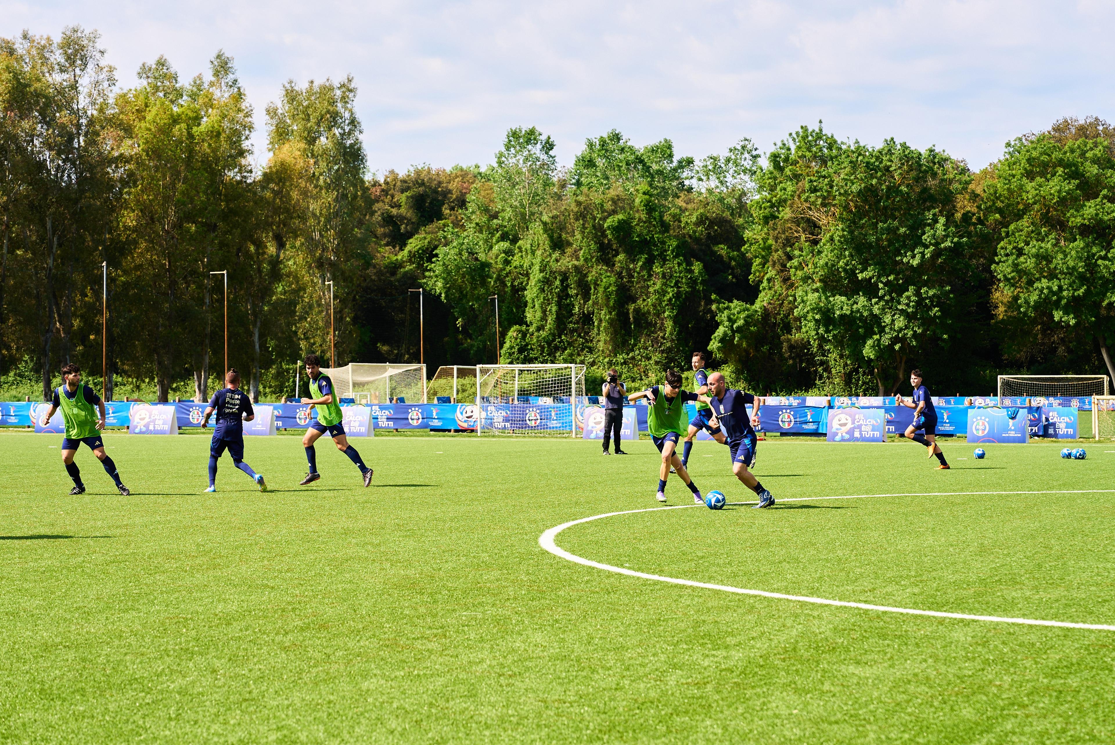 Il grande debutto della Nazionale CP sotto la gestione FIGC-DCP: effettuato a Tirrenia il primo raduno
