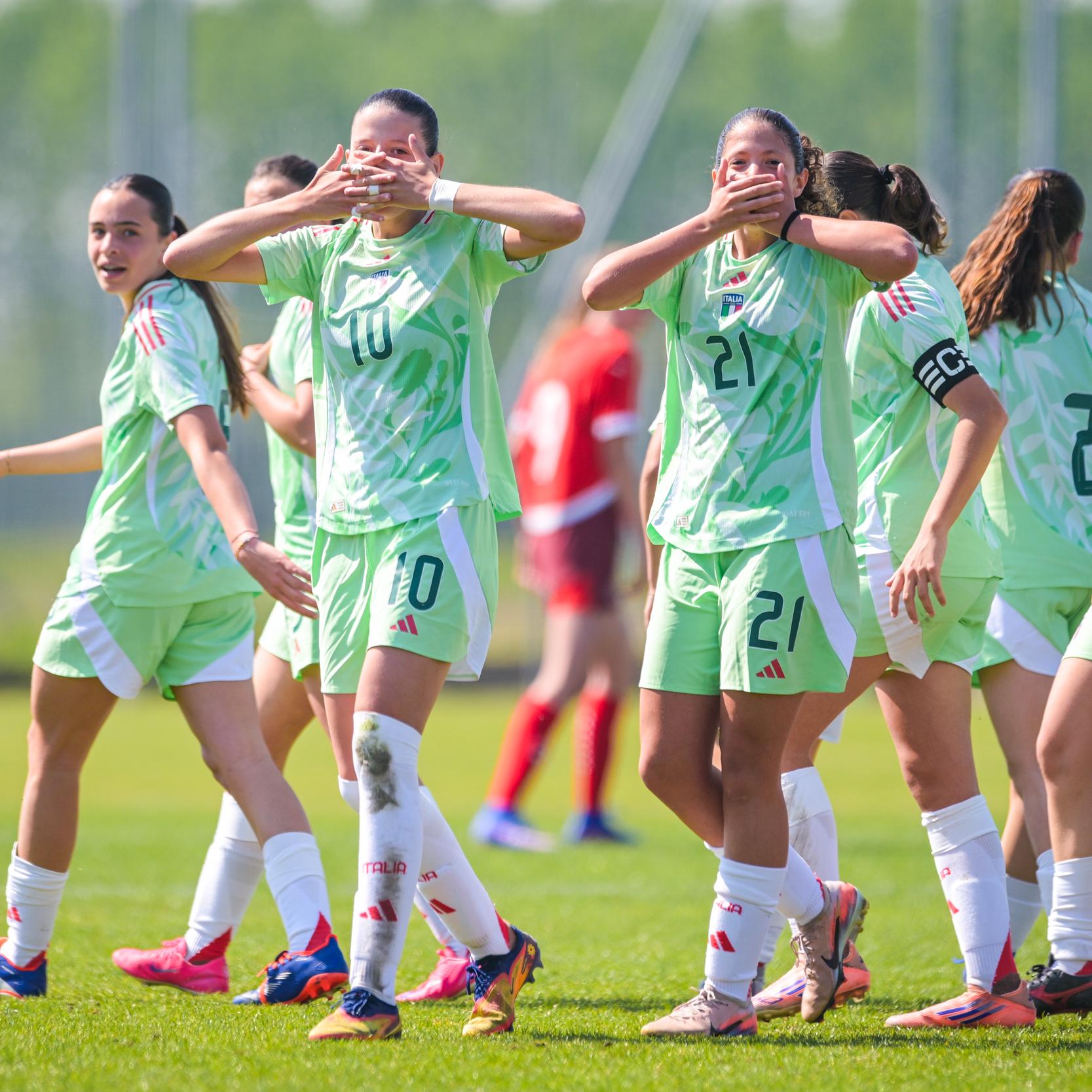 Riscatto Italia a Novarello: le Azzurrine vincono 2-0 il secondo test con la Svizzera. Dessì: “Sono molto soddisfatto”