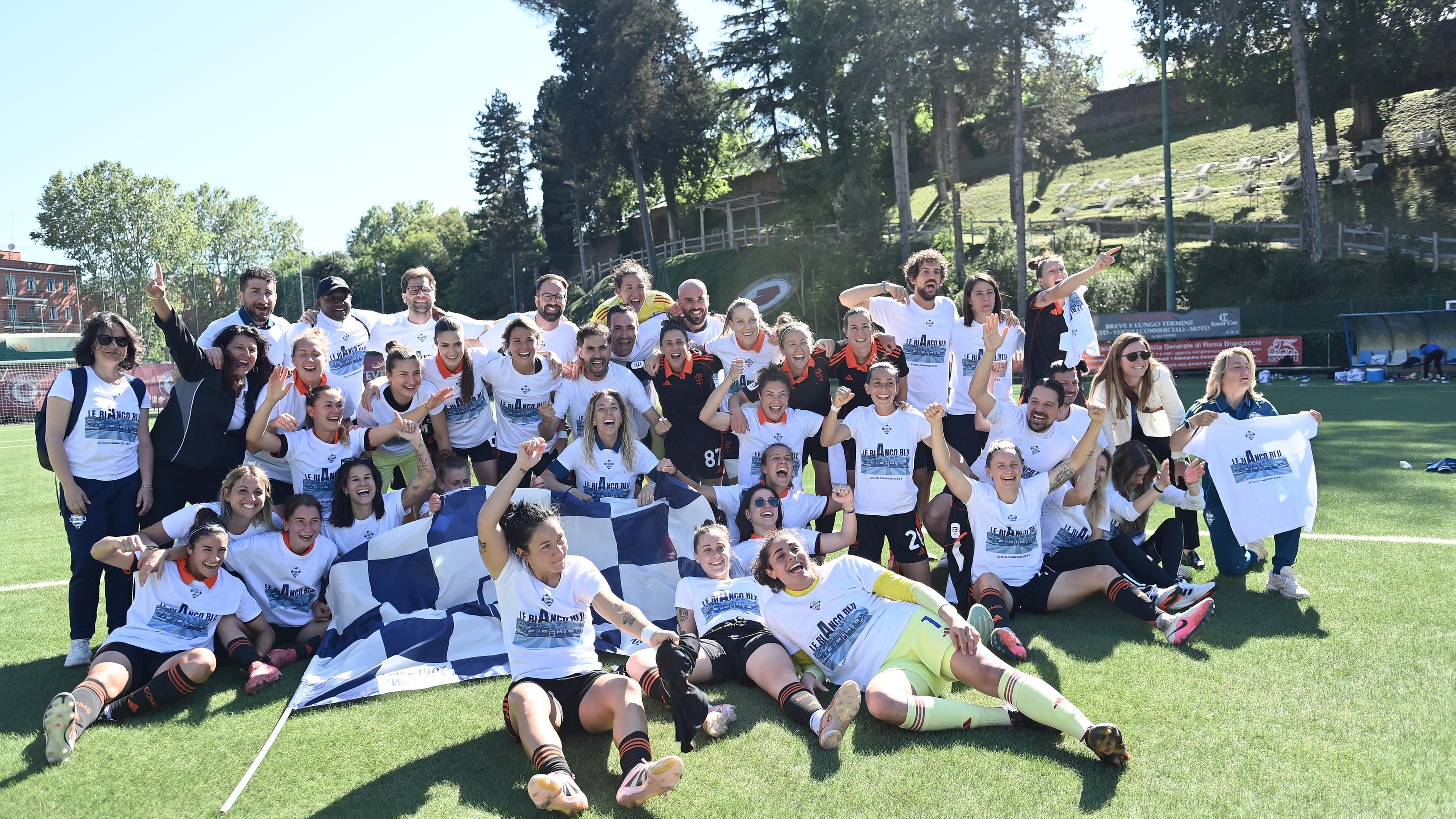 Como 1907 nella storia: il poker contro il Trastevere vale la promozione in Serie A