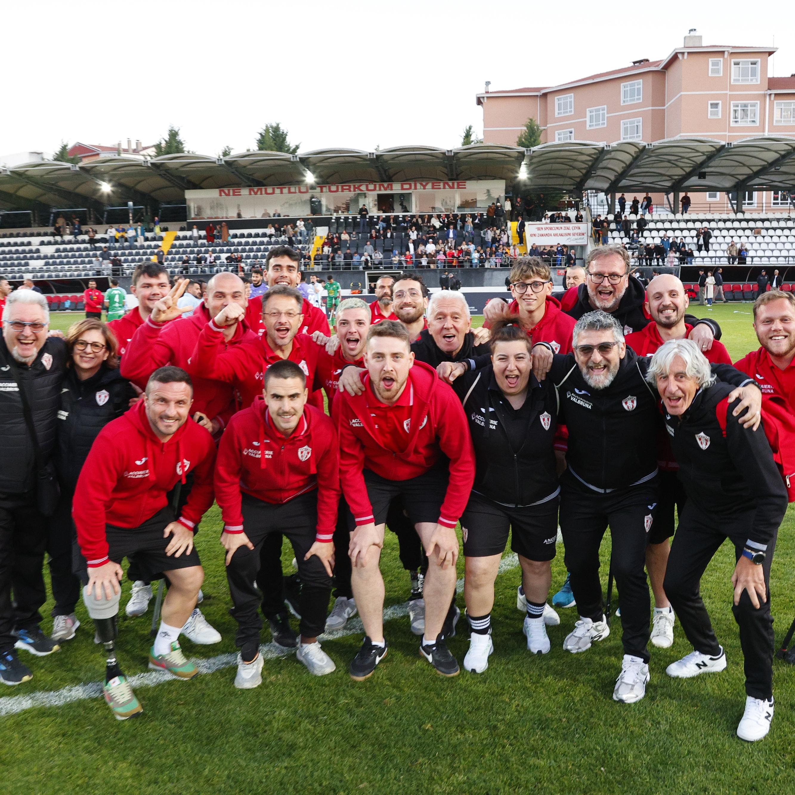 Europa League di Calcio Amputati: Vicenza terzo! Il presidente Padoan: \"Un grande risultato\"