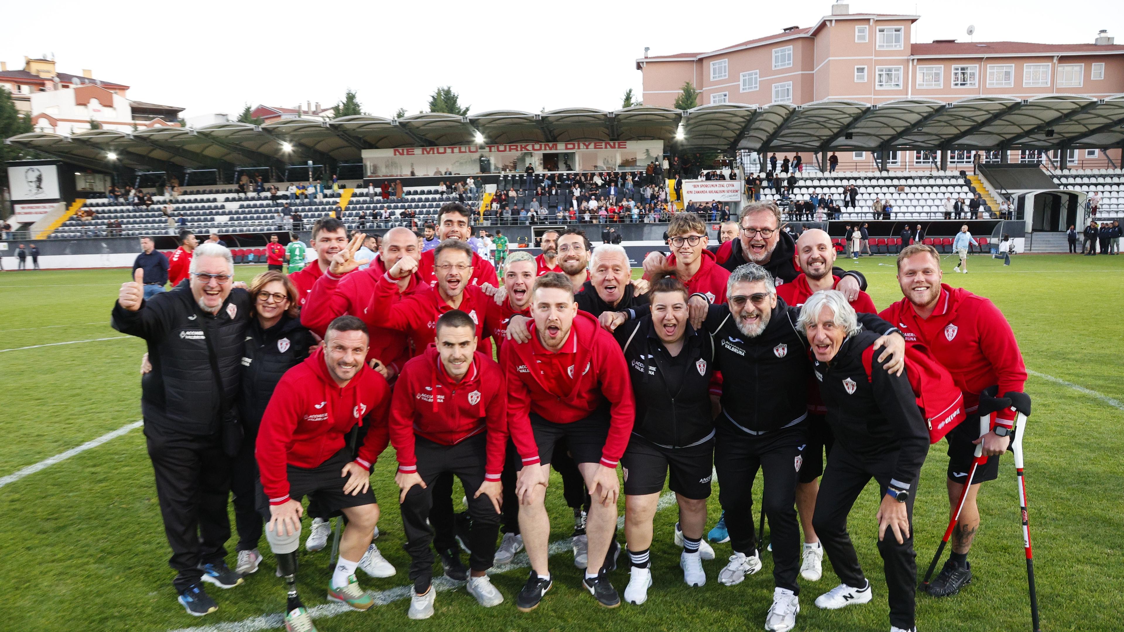 Europa League di Calcio Amputati: Vicenza terzo! Il presidente Padoan: \"Un grande risultato\"