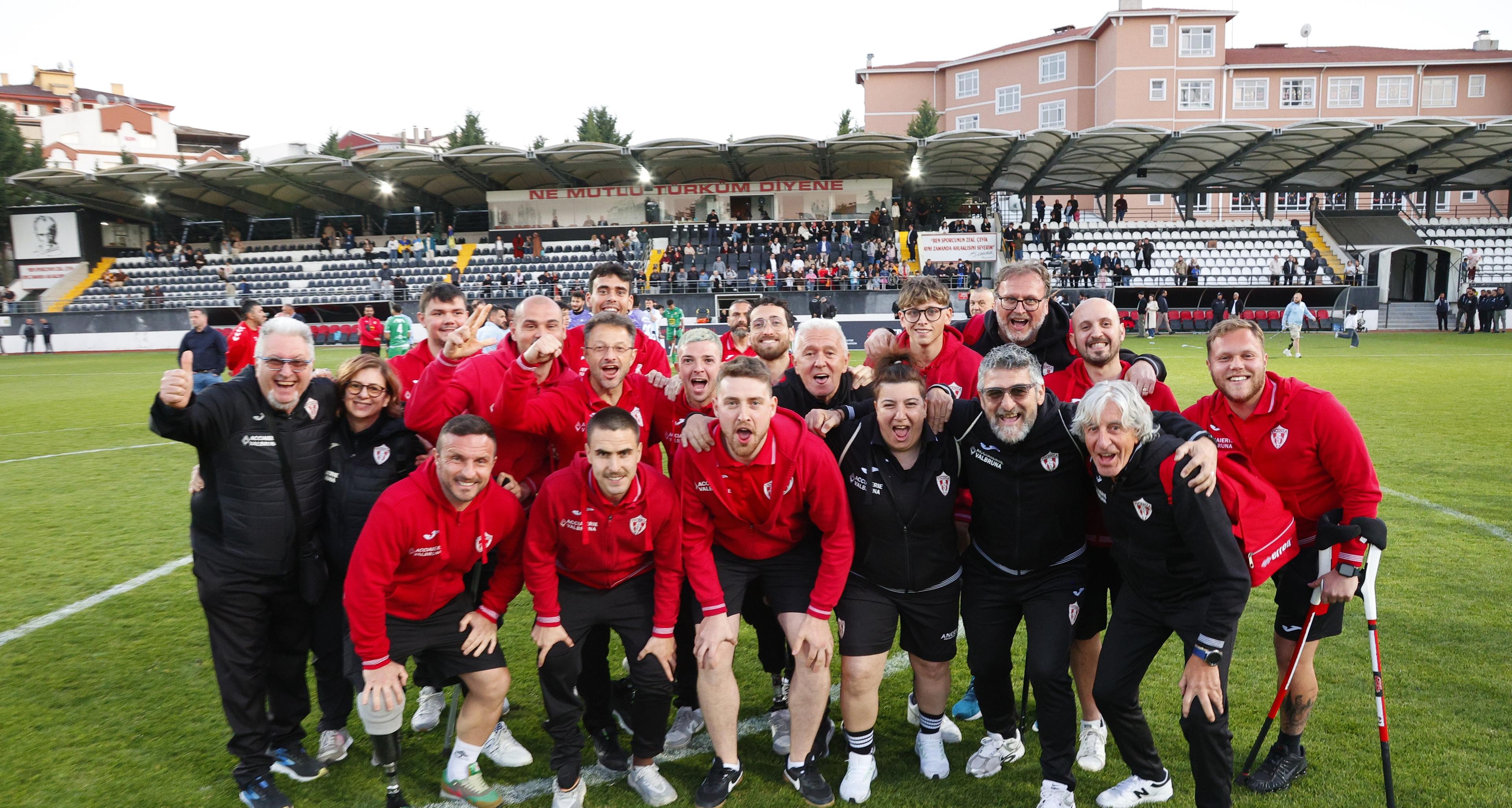 Europa League di Calcio Amputati: Vicenza terzo! Il presidente Padoan: \"Un grande risultato\"