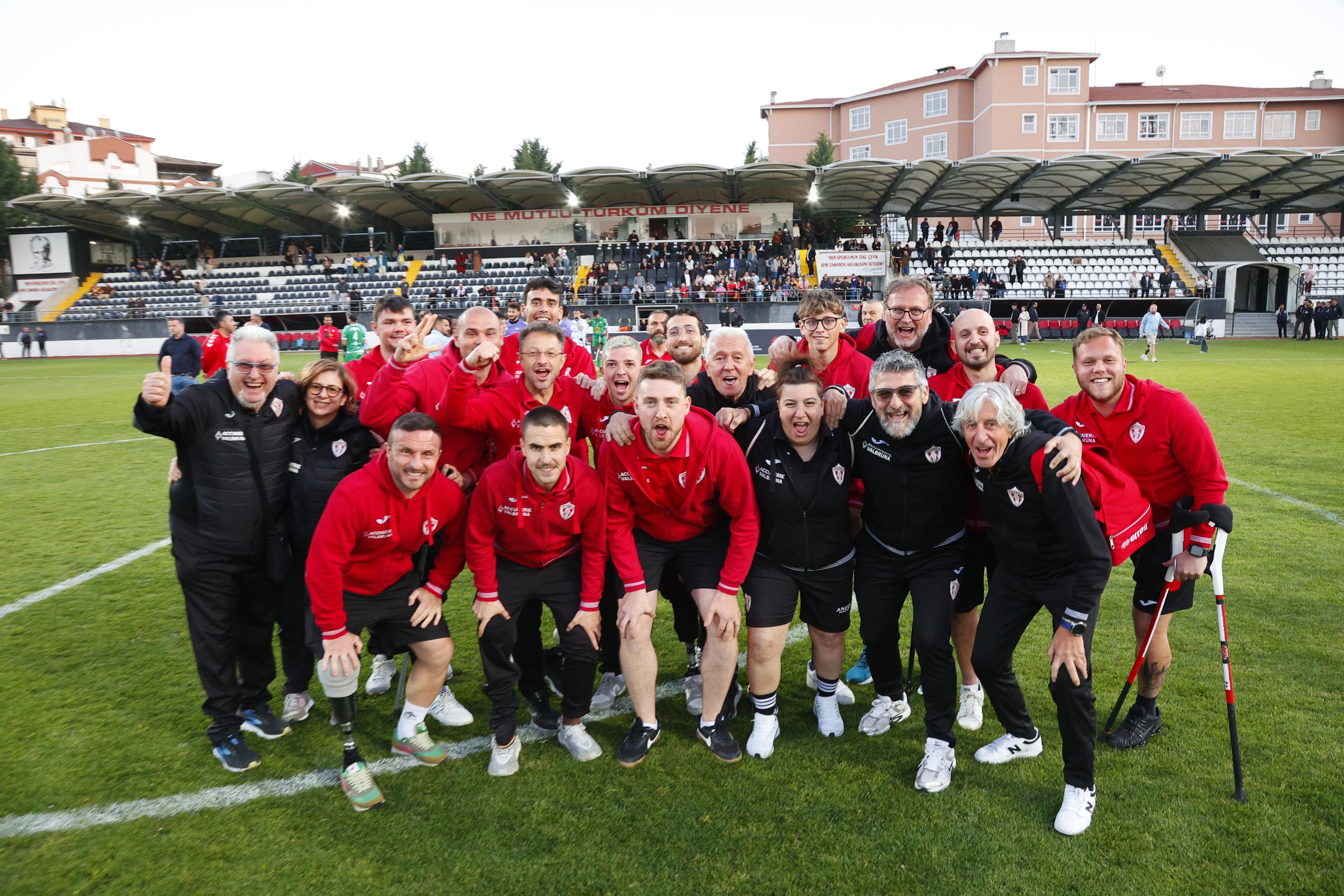 Europa League di Calcio Amputati: Vicenza terzo! Il presidente Padoan: \"Un grande risultato\"