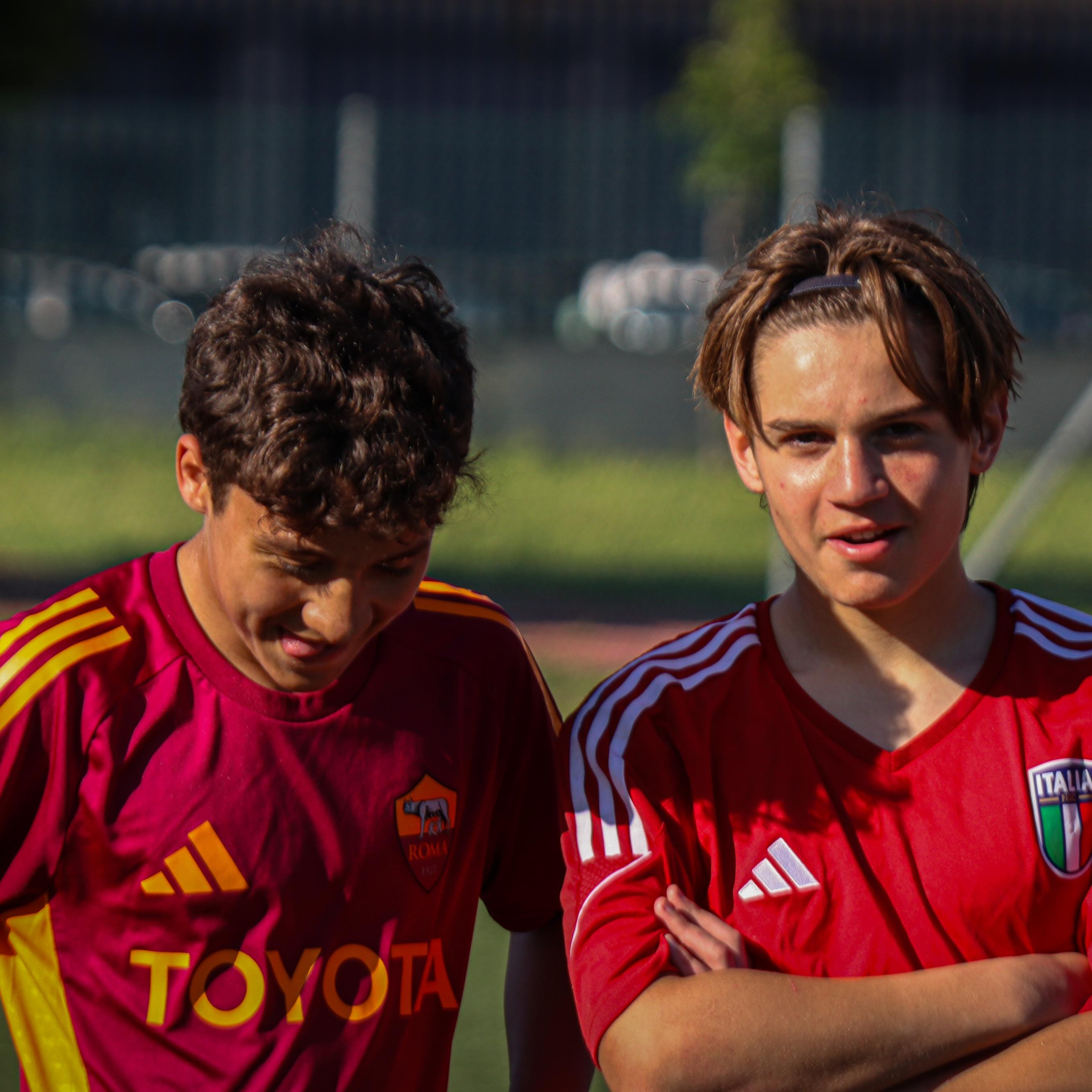 L’attività condivisa tra gli U13 convocati nel CFT e i pari età dell’AS Roma