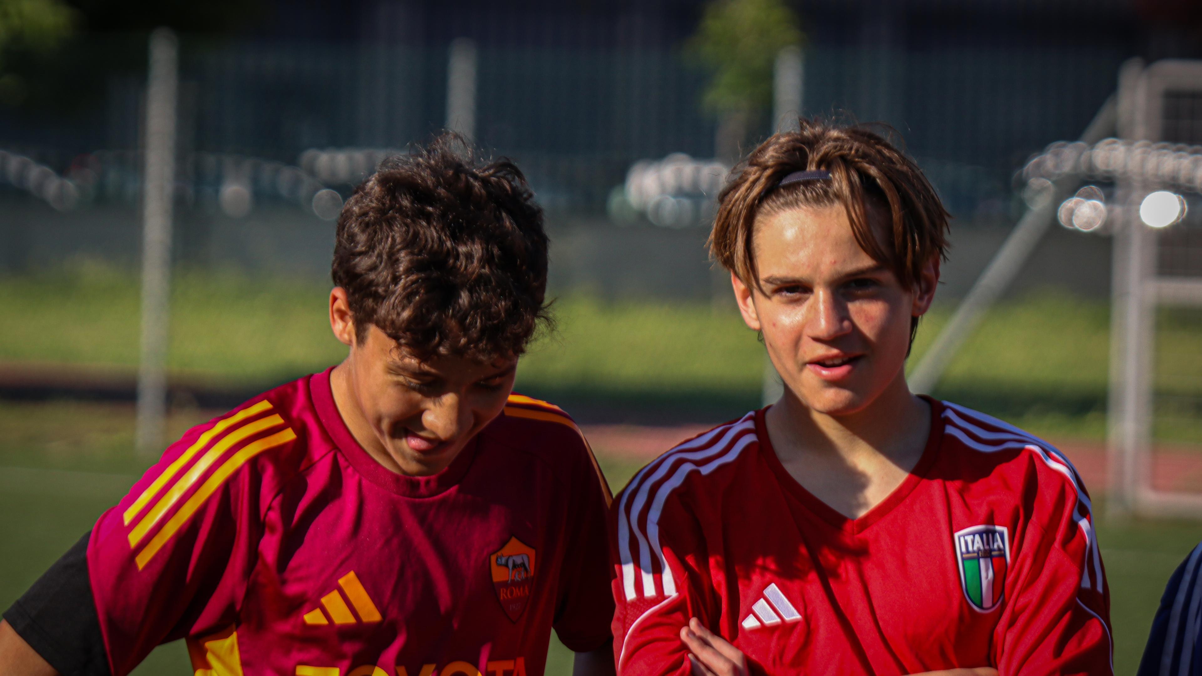 L’attività condivisa tra gli U13 convocati nel CFT e i pari età dell’AS Roma