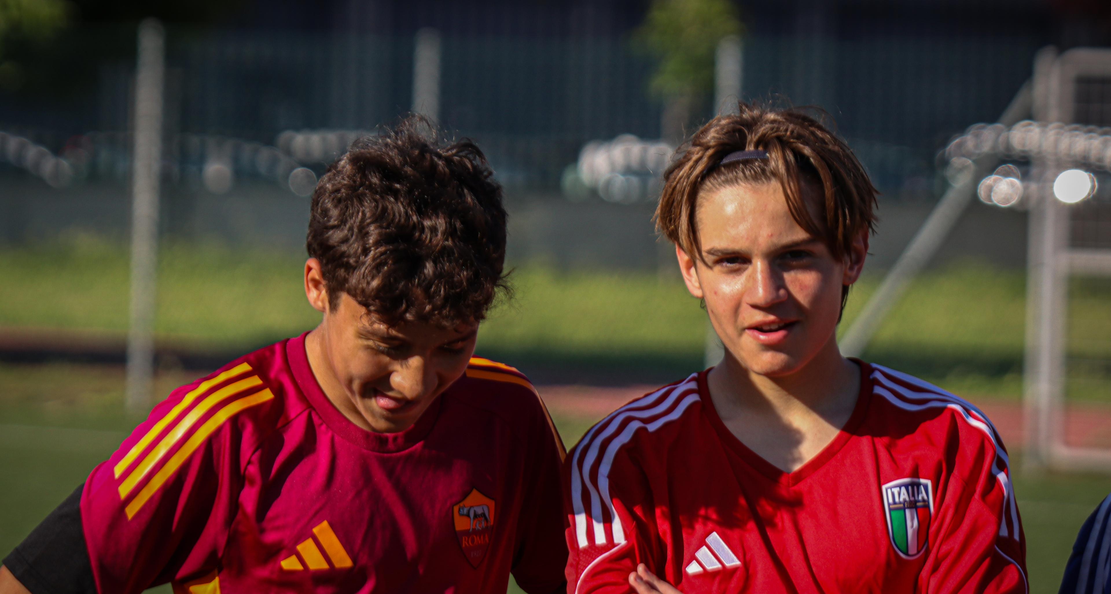 L’attività condivisa tra gli U13 convocati nel CFT e i pari età dell’AS Roma