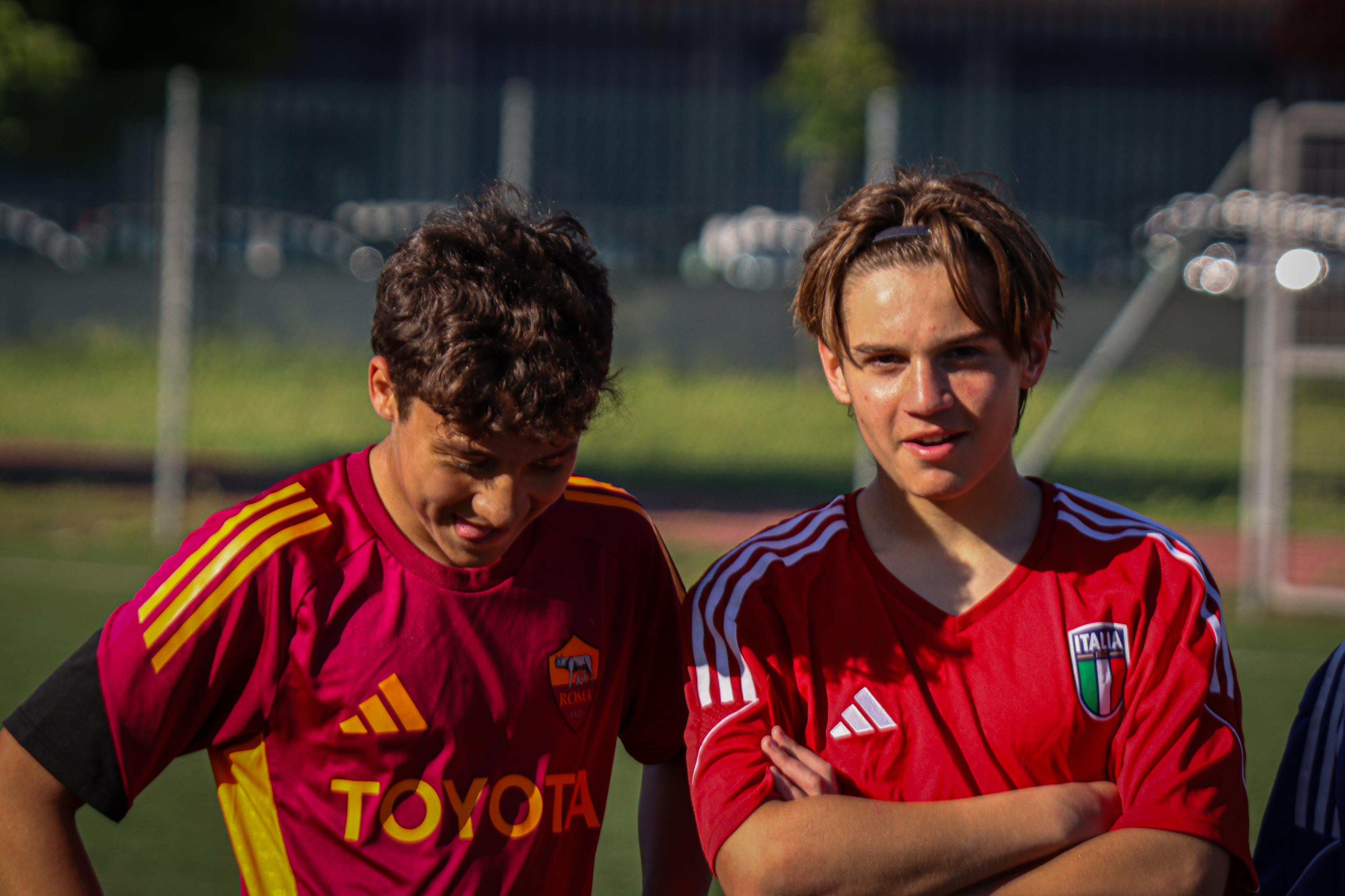 L’attività condivisa tra gli U13 convocati nel CFT e i pari età dell’AS Roma