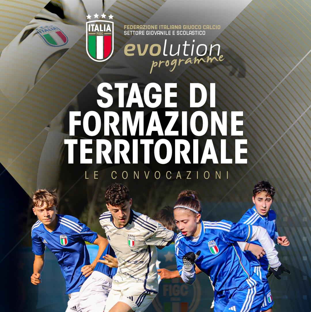 Stage di formazione territoriale: convocazioni per lunedì 4 e giovedì 7 maggio 2026