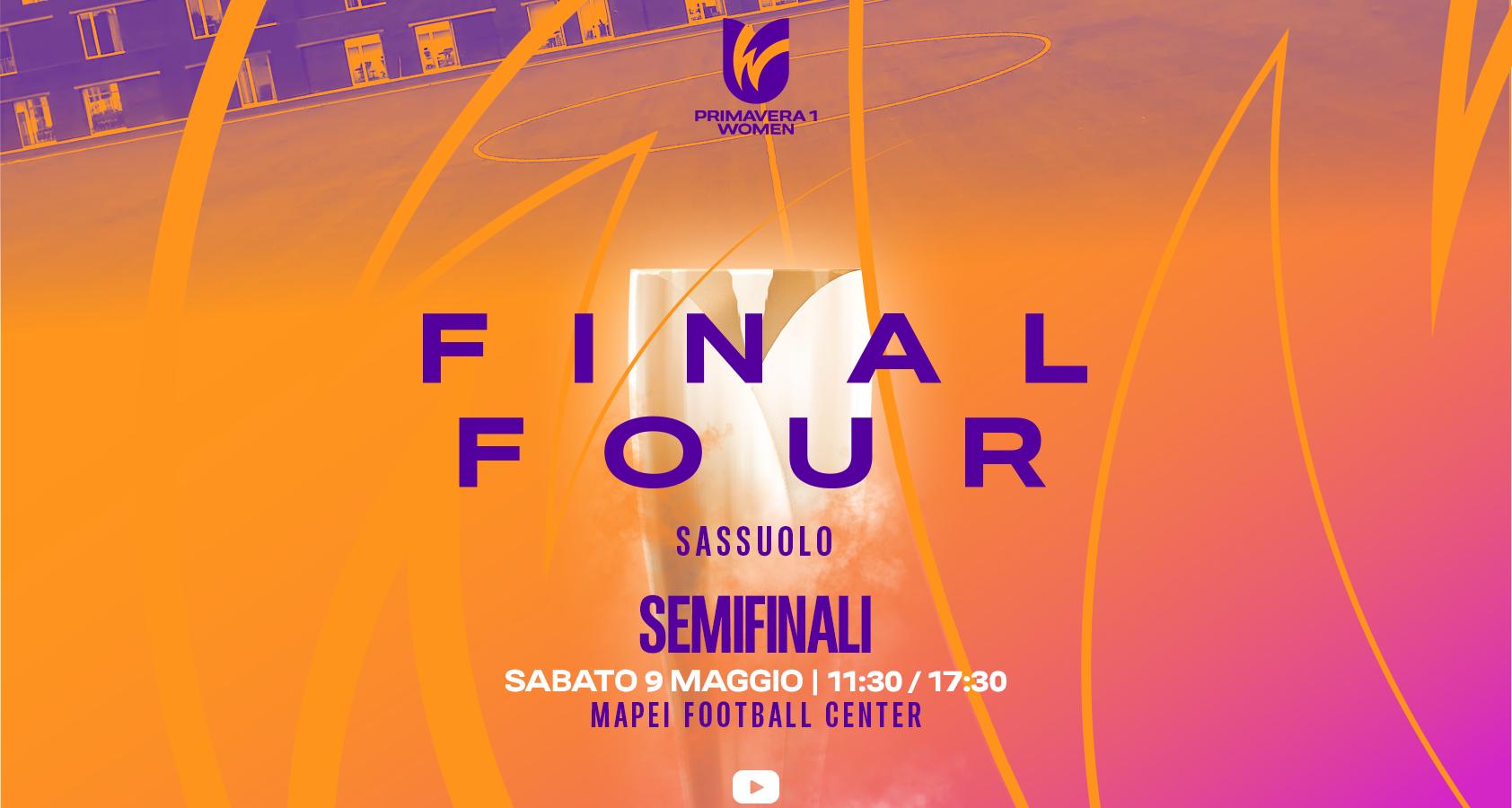 Roma-Sassuolo e Juventus-Milan: ecco le semifinali della Final Four Primavera