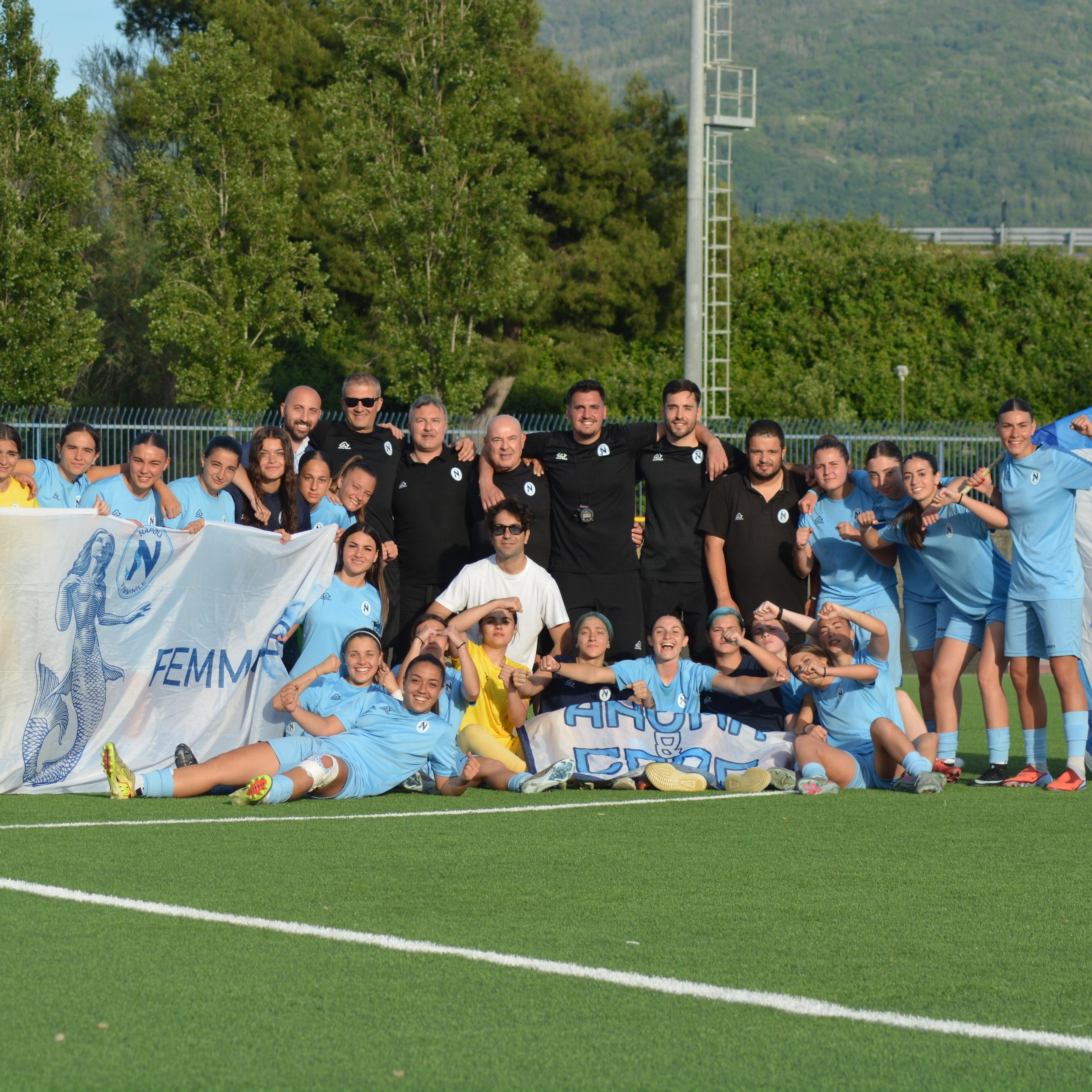 Napoli Women promosso in Primavera 1: decisiva la rimonta sulla Lazio nel finale di stagione