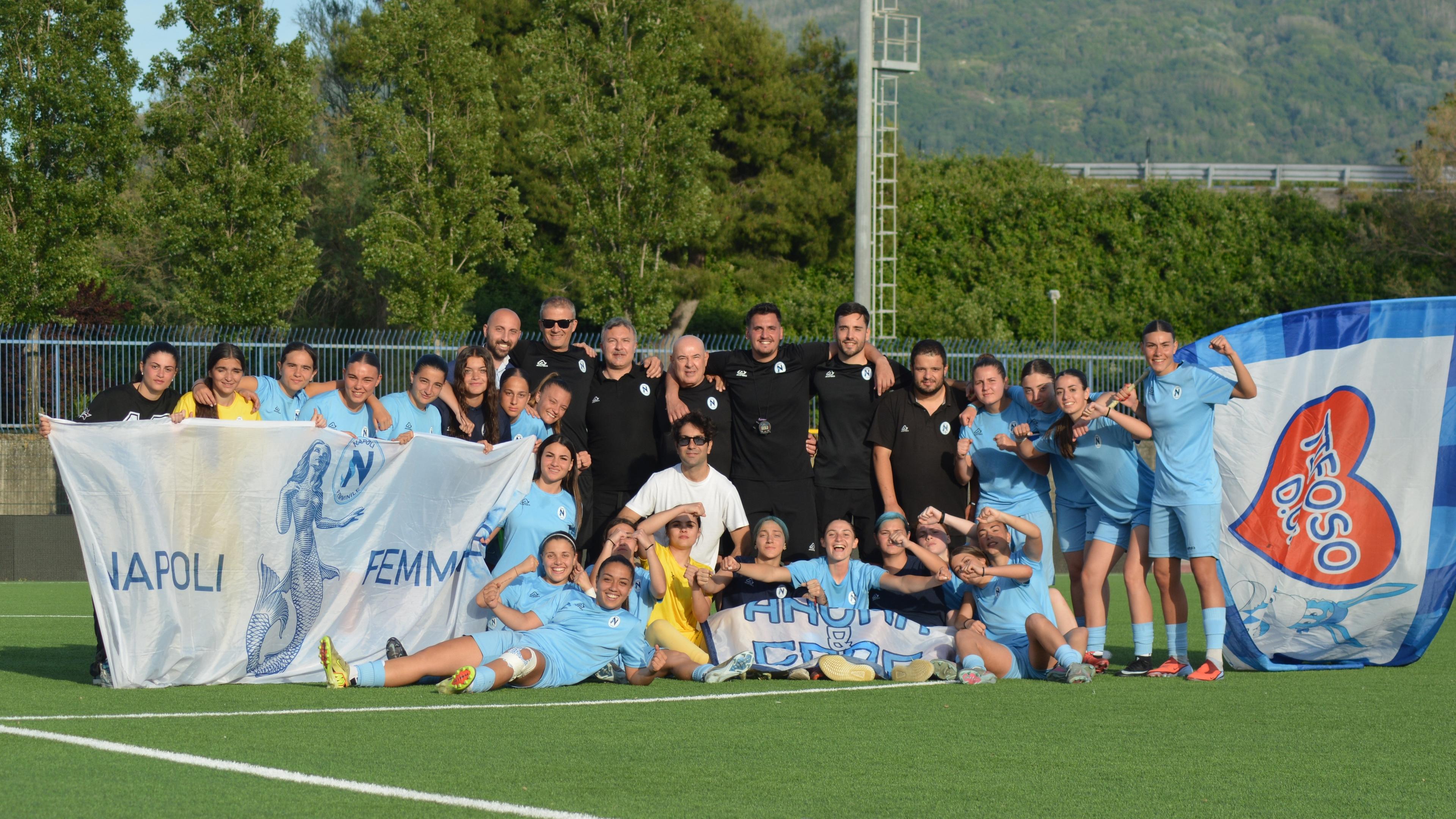 Napoli Women promosso in Primavera 1: decisiva la rimonta sulla Lazio nel finale di stagione